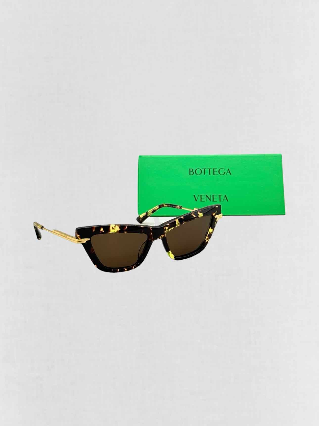 BOTTEGA VENETA Combi Brown & Gold Sunglasses