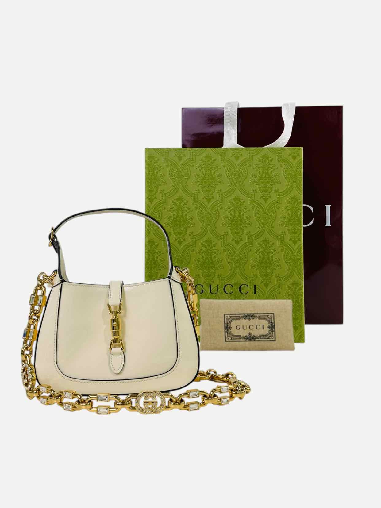 GUCCI Jackie 1961 White Hobo bag