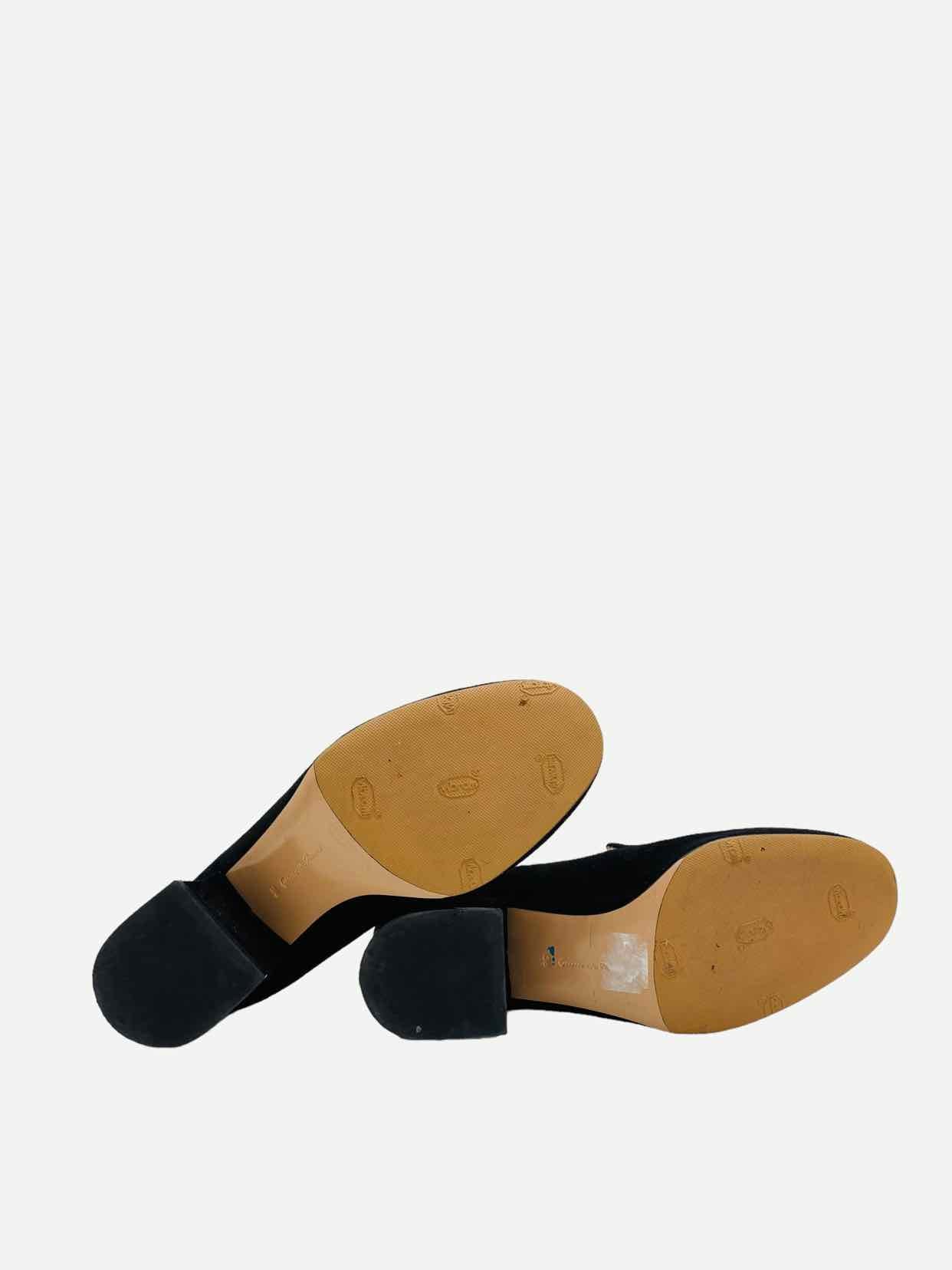 GIANVITO ROSSI Notched Black Size EU 36 Pumps