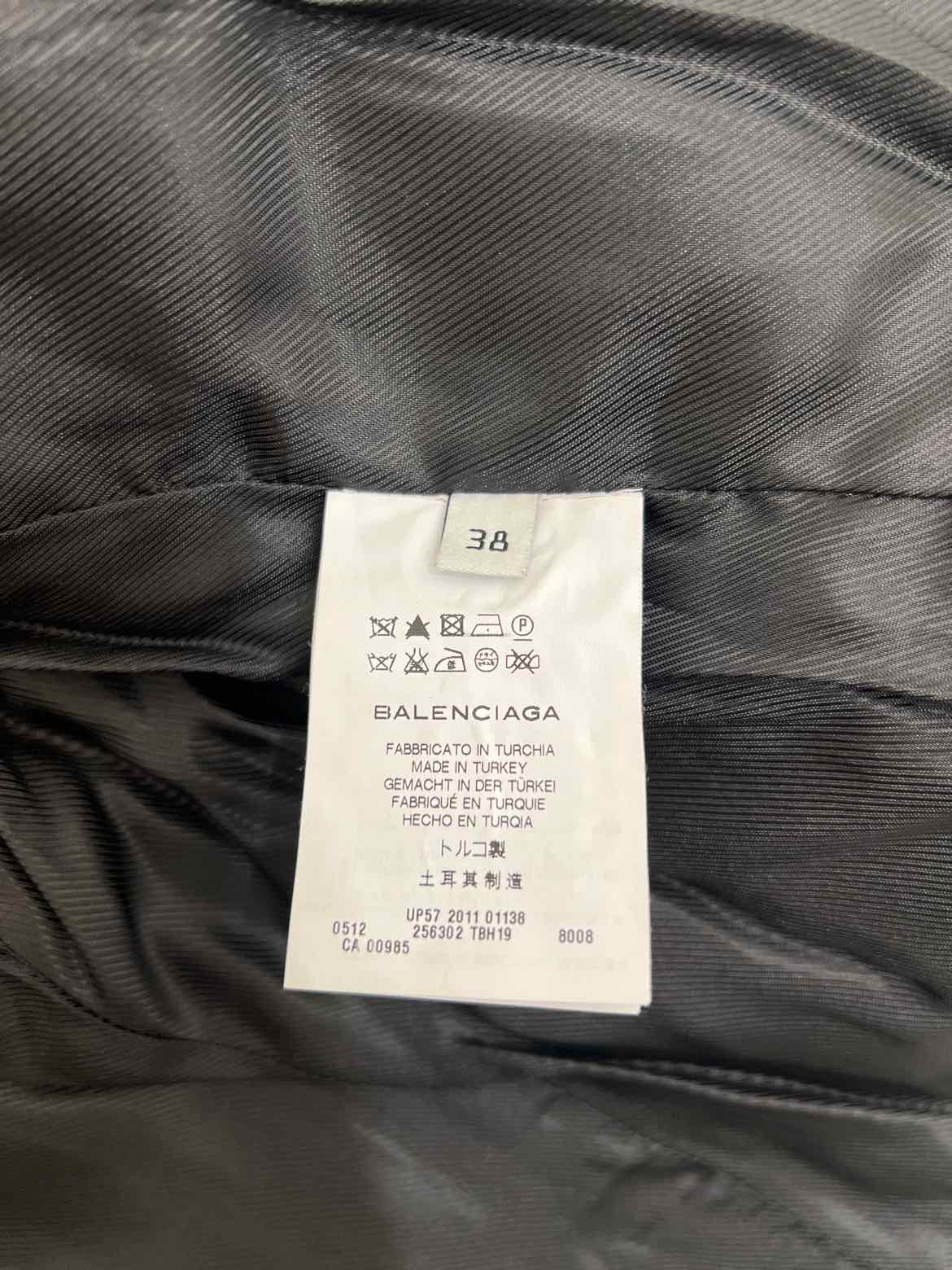 BALENCIAGA Biker Beige Size US 6 Jacket
