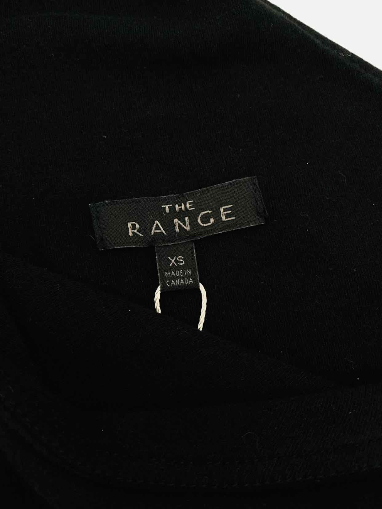 THE RANGE One Shoulder Black Size XSmall Short Dress