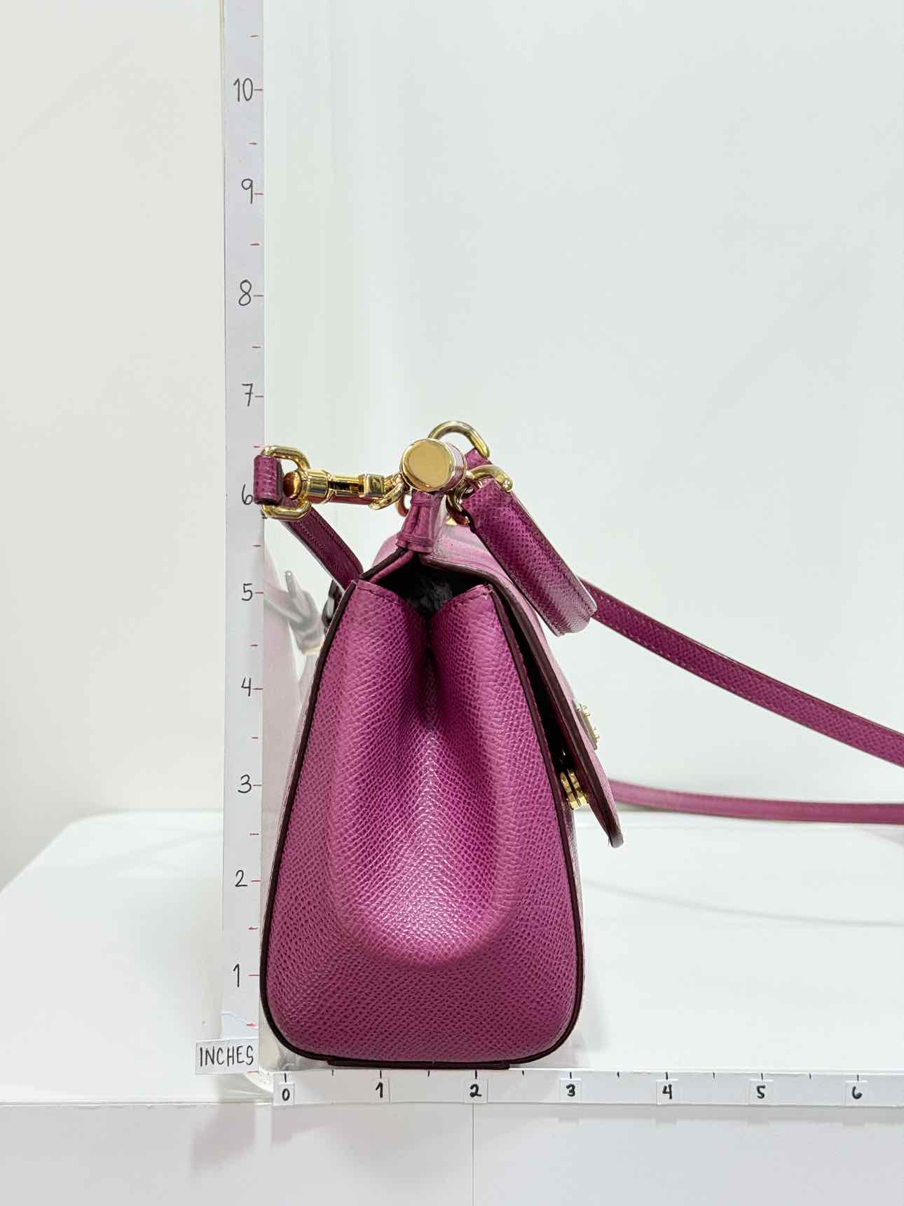 DOLCE & GABBANA Sicily Magenta Top Handle