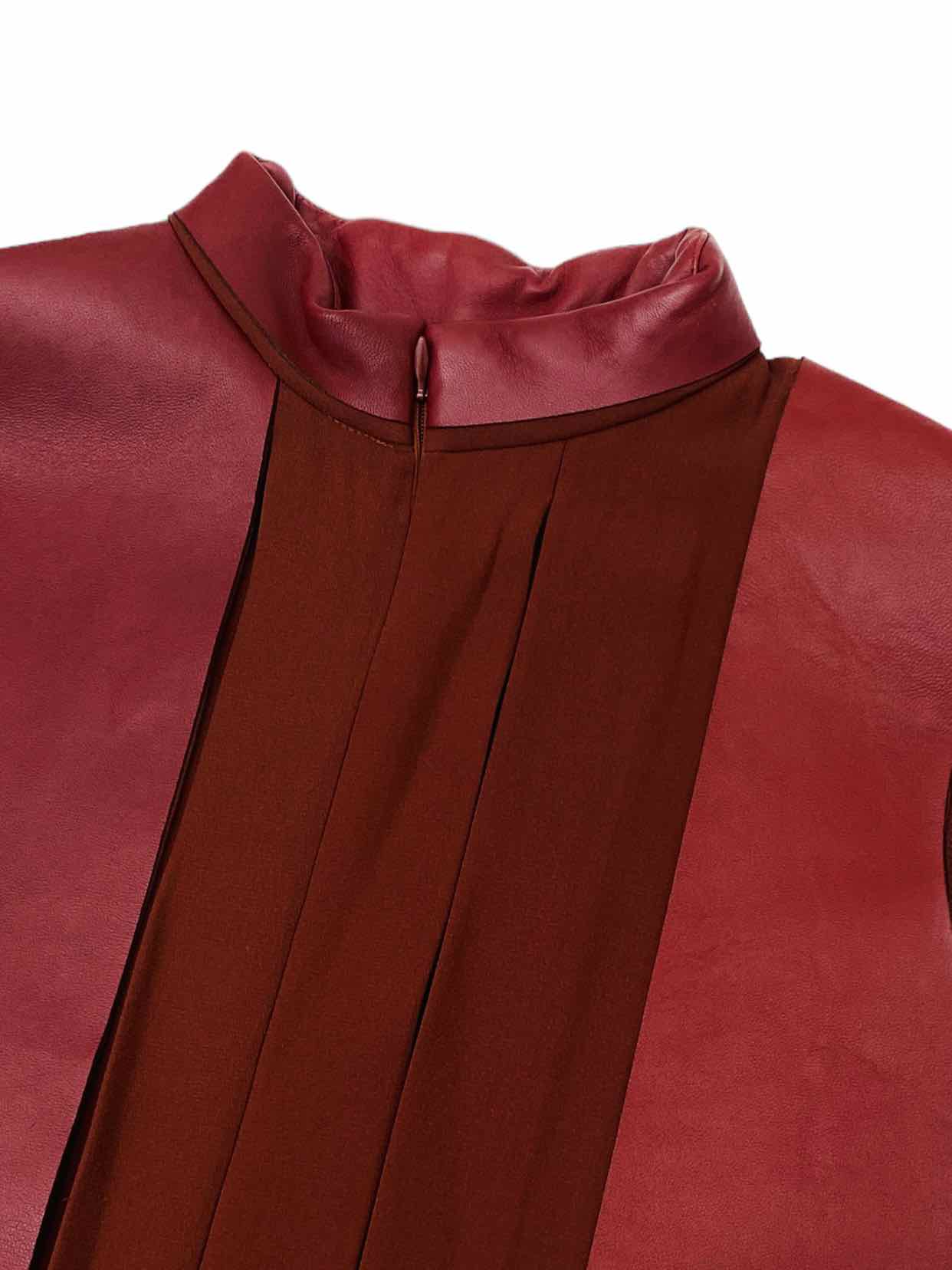CELINE Burgundy Panel Size US 4 Top