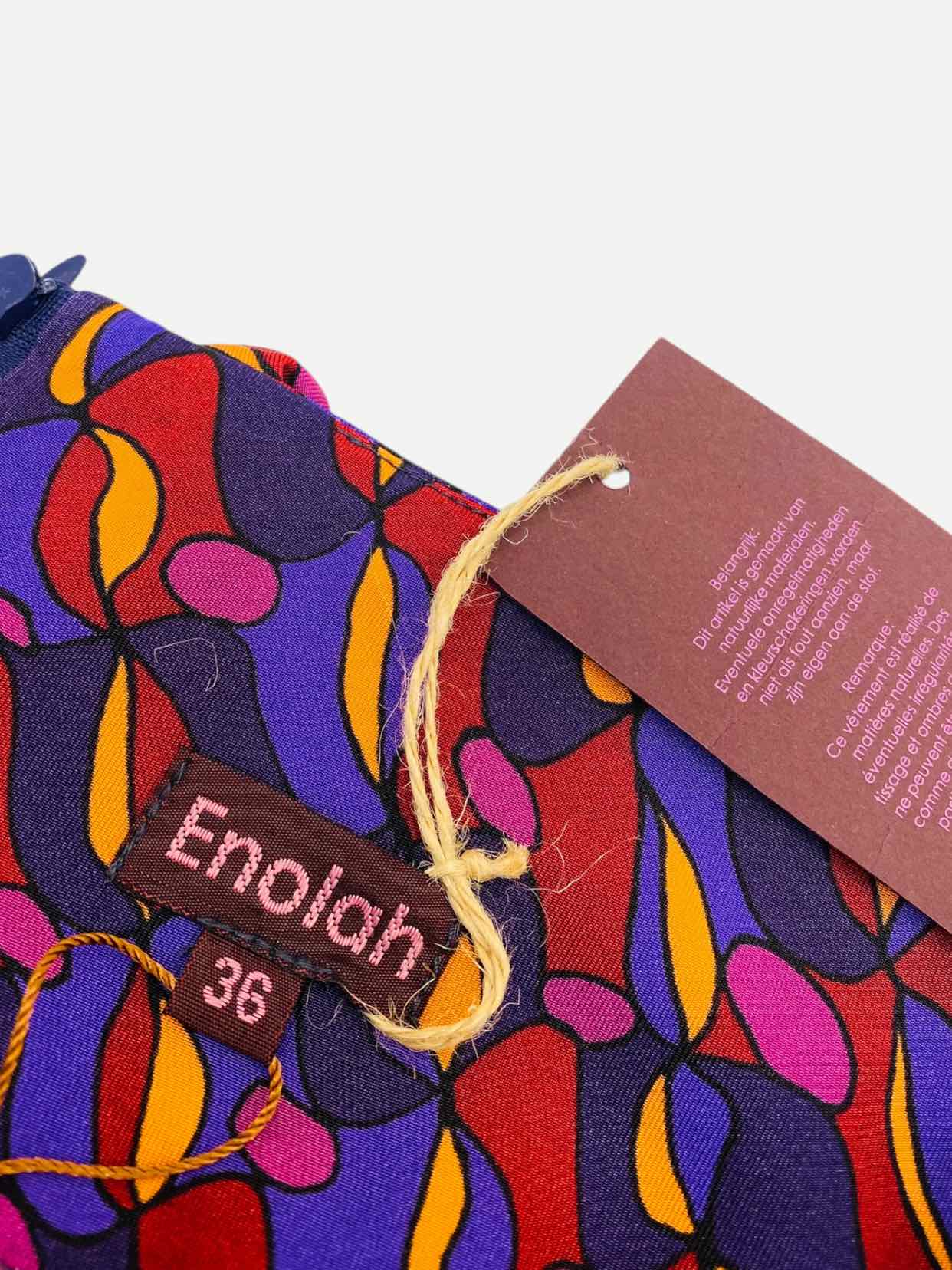 ENOLAH Aline Printed Size US 4 Knee Length Skirt