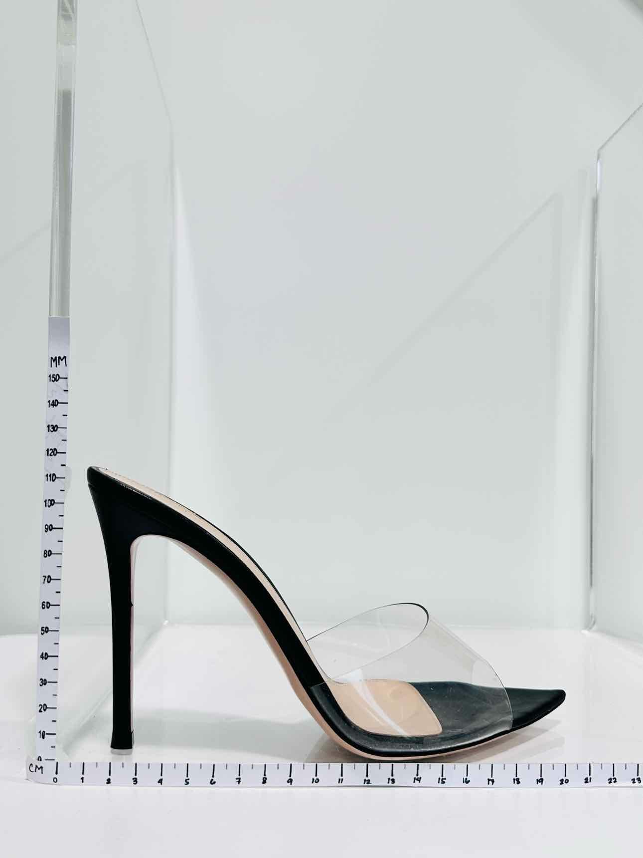 GIANVITO ROSSI Elle Black Size EU 39 Mules