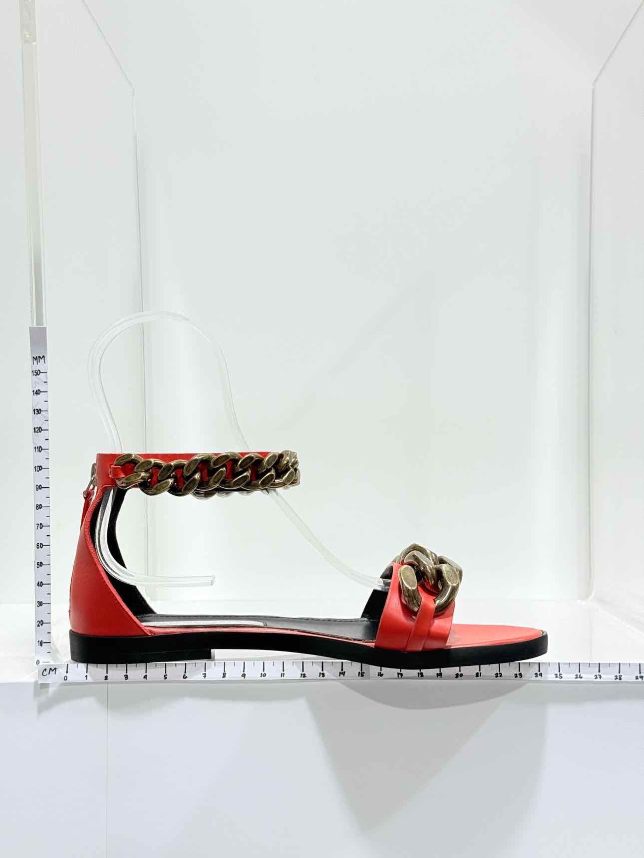 STELLA MCCARTNEY Falabella Orange Size EU 37 Sandals