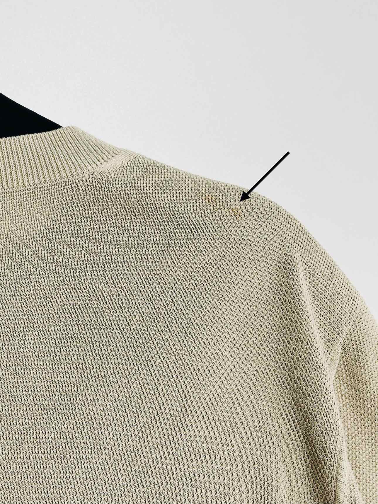 HERMES Boxy Beige Size US 6 Jumper