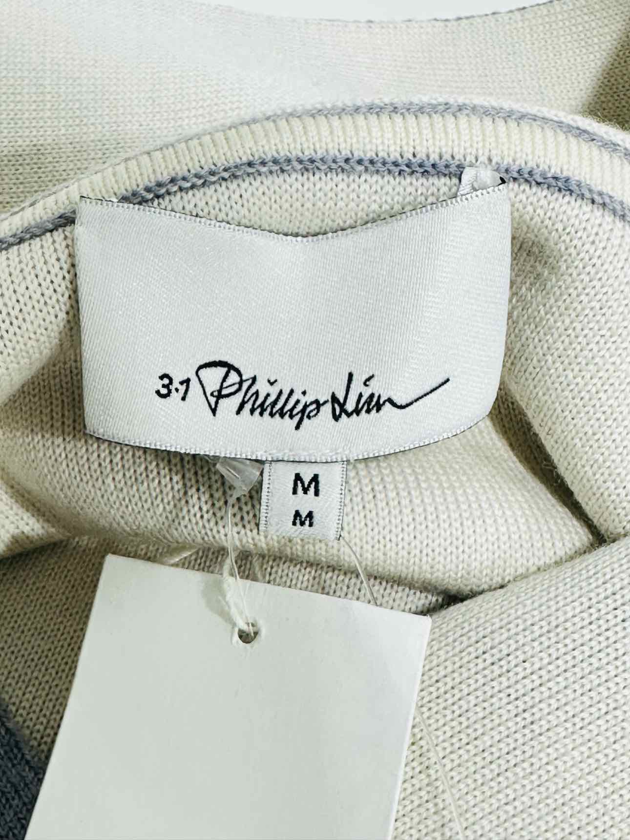 3.1 PHILLIP LIM Grey Size Medium Midi Skirt