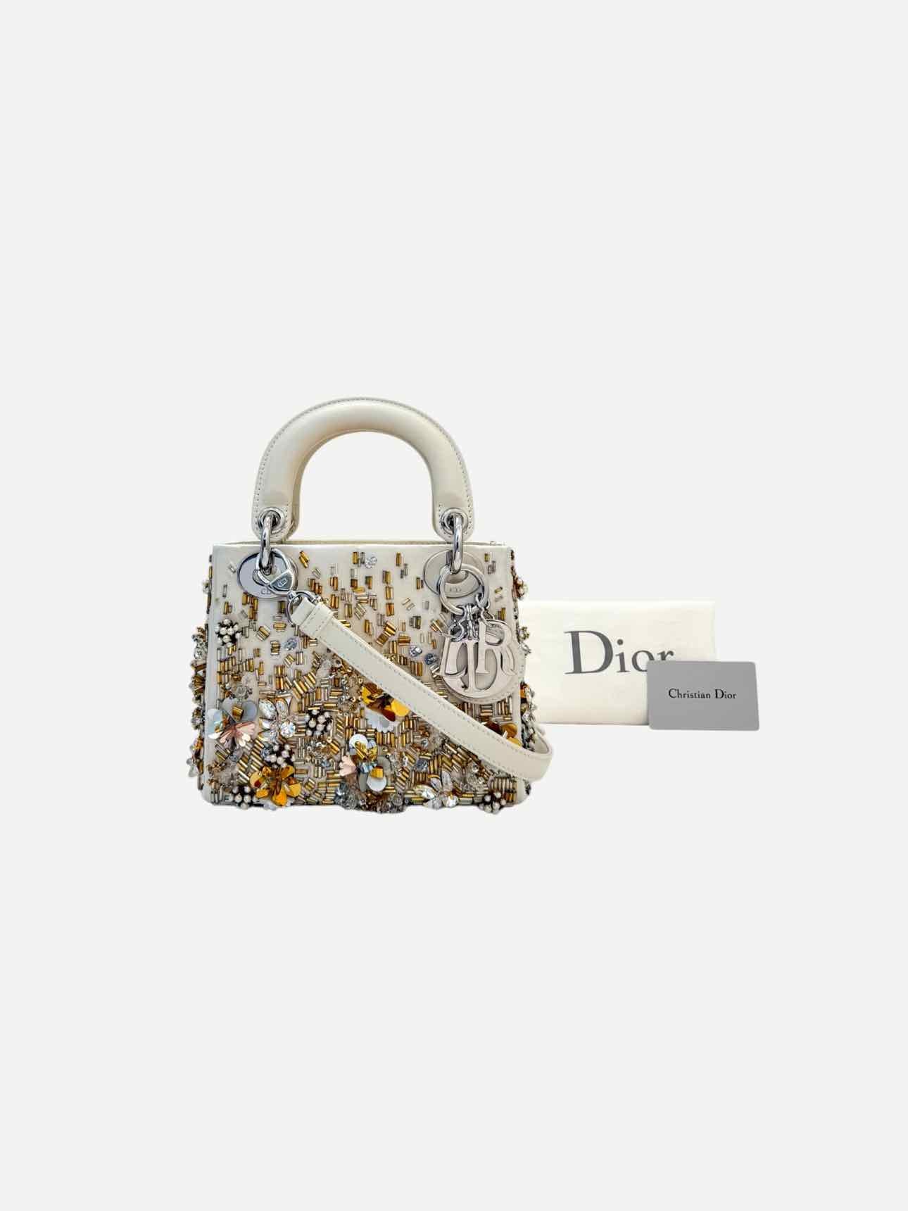 DIOR Lady Dior Beige Top Handle
