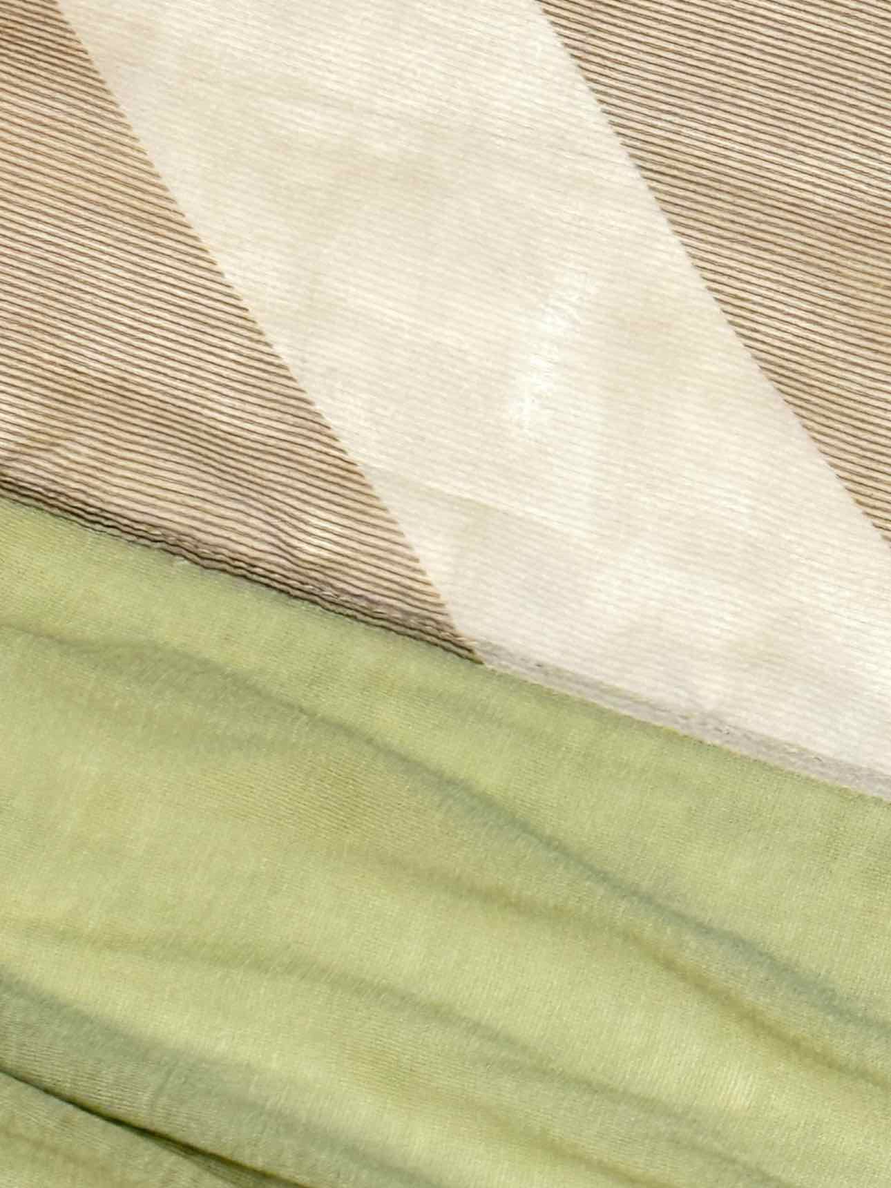 BURBERRY Green Multicolor Nova Check Scarf