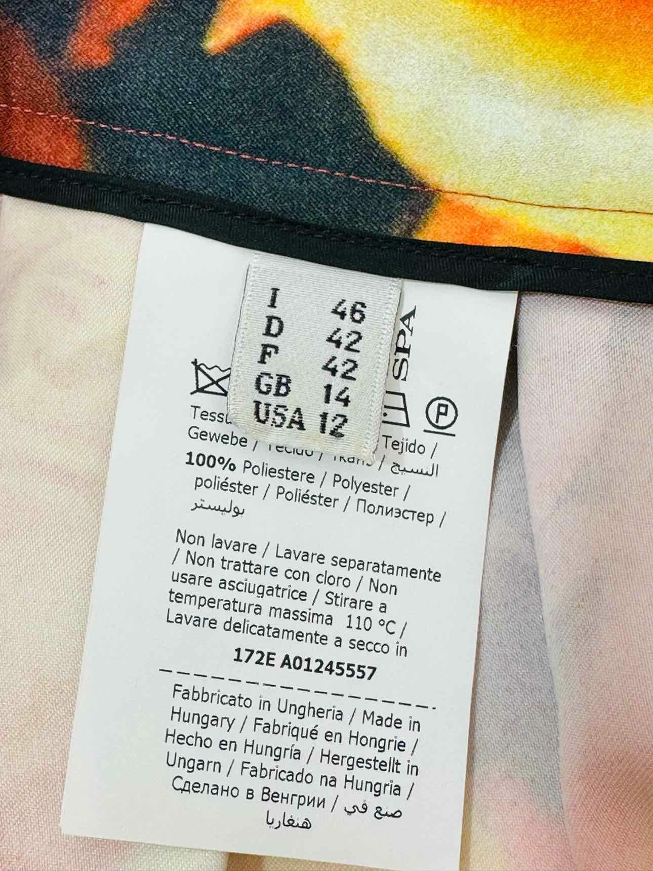 MOSCHINO COUTURE Skater Floral Size US 12 Skirt