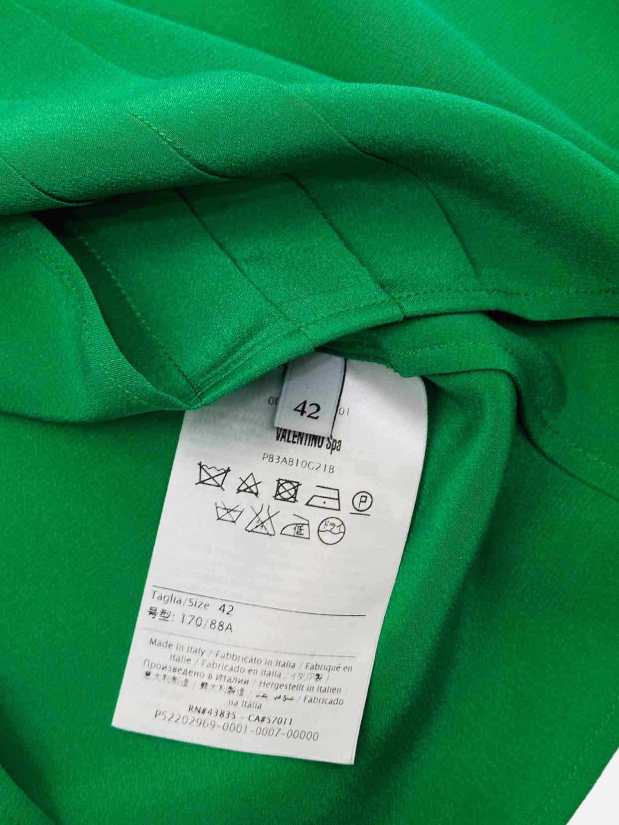 VALENTINO Green Size US 6 Blouse
