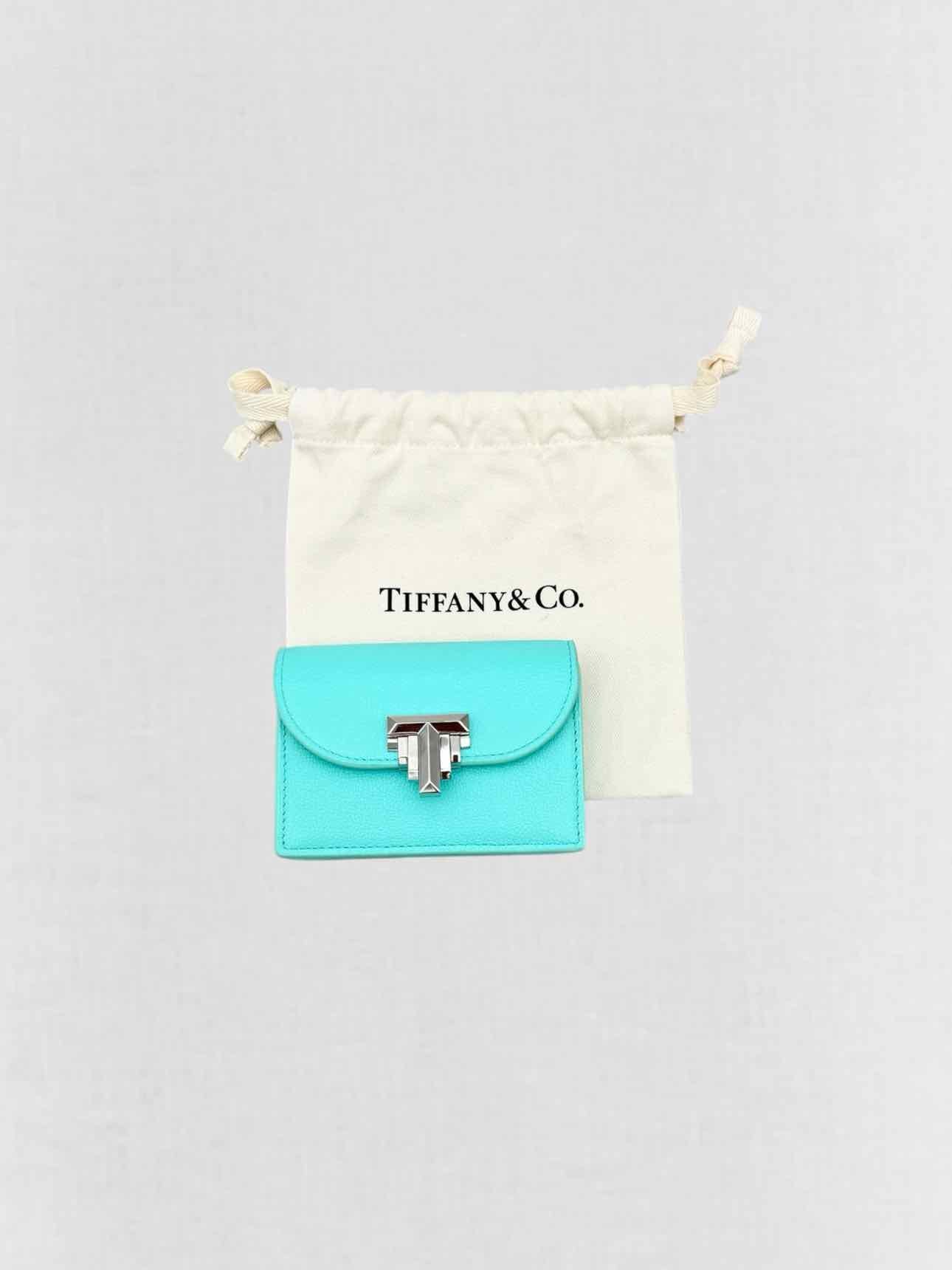 TIFFANY & CO T-Deco Tiffany Blue Card Case