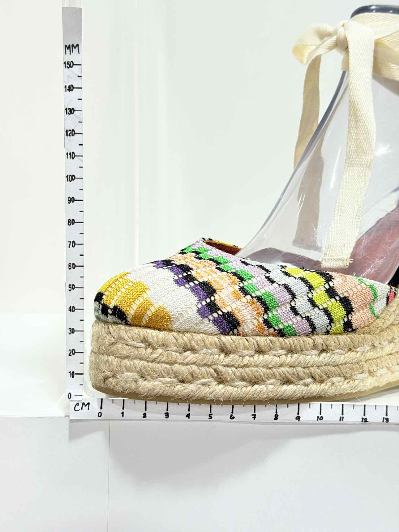 CASTANER X MISSONI Beige Multicolor Size EU 40 Wedges