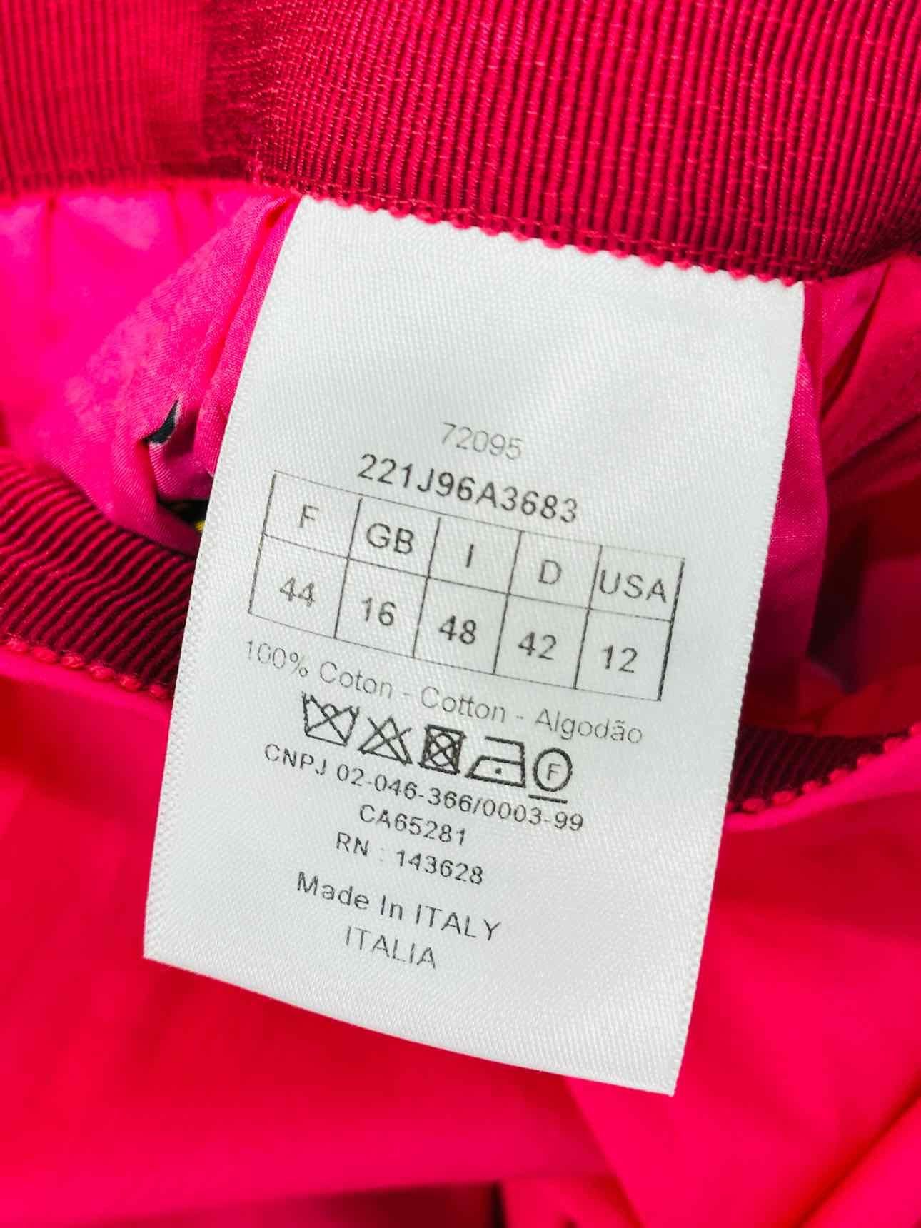 DIOR Pink Multicolor Size US 4/12 Top & Skirt Outfit