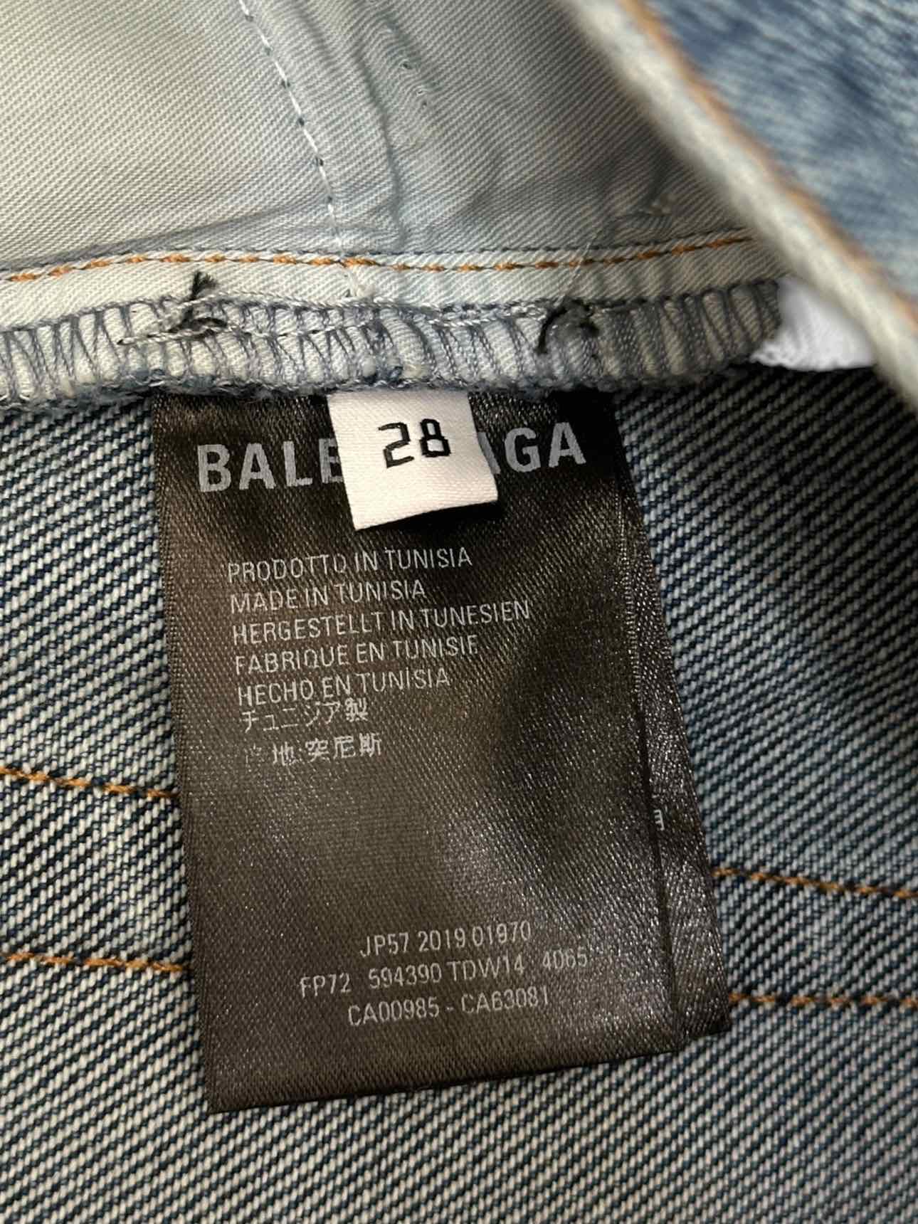 BALENCIAGA Blue Size 28 Jeans