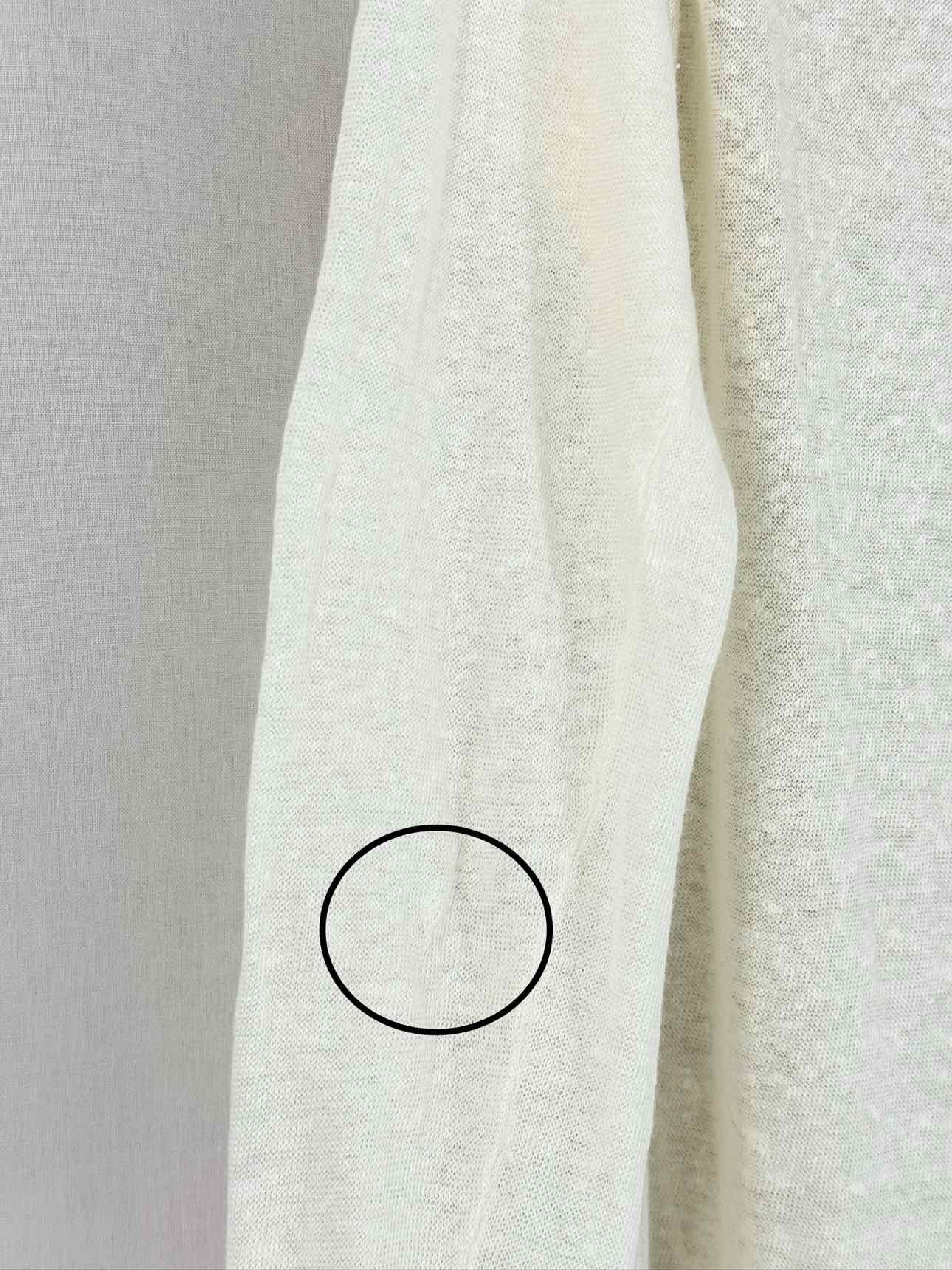 DONNA KARAN Beige Knit Size Large Short Dress