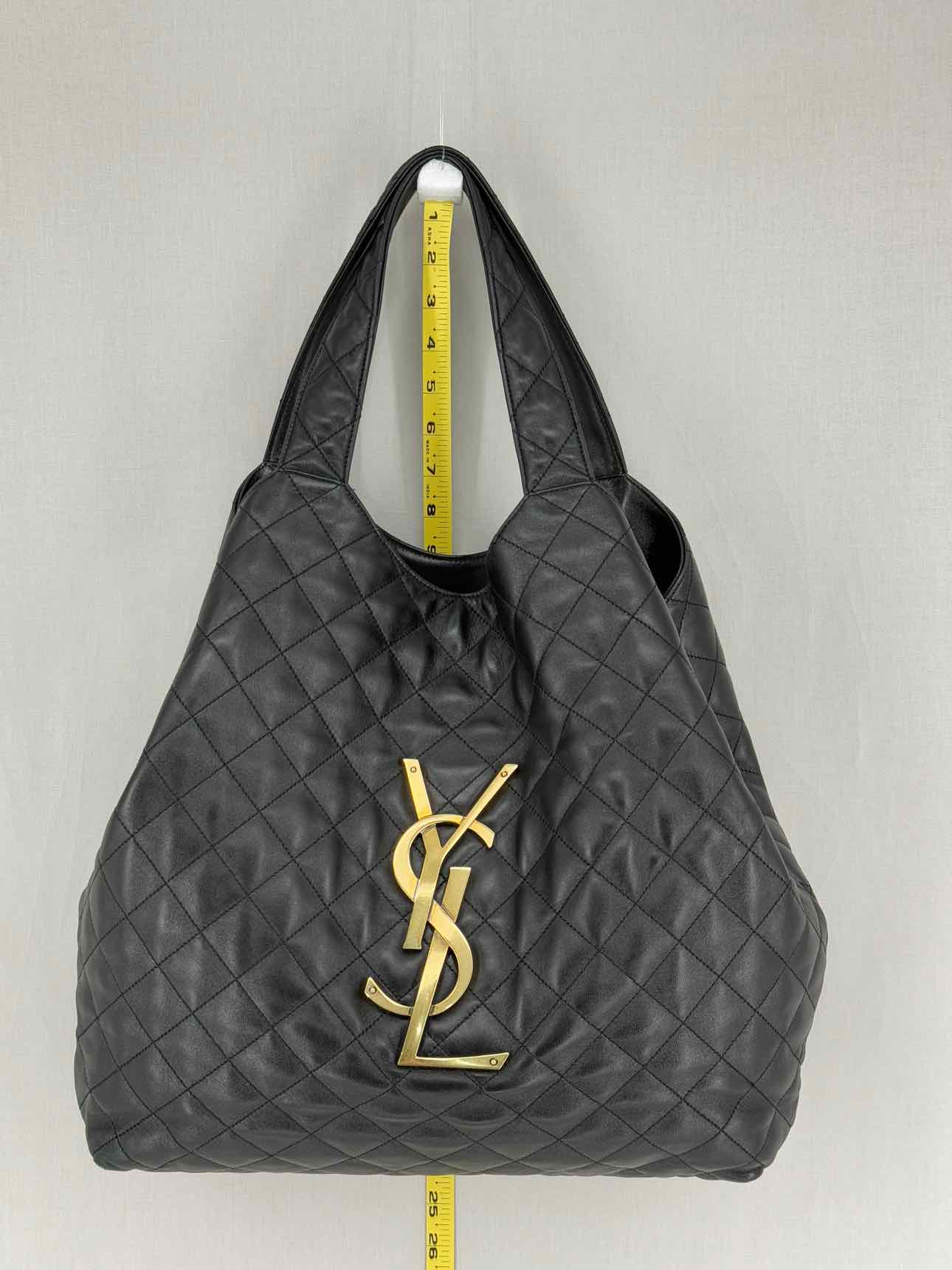 SAINT LAURENT Icare Black Tote Bag