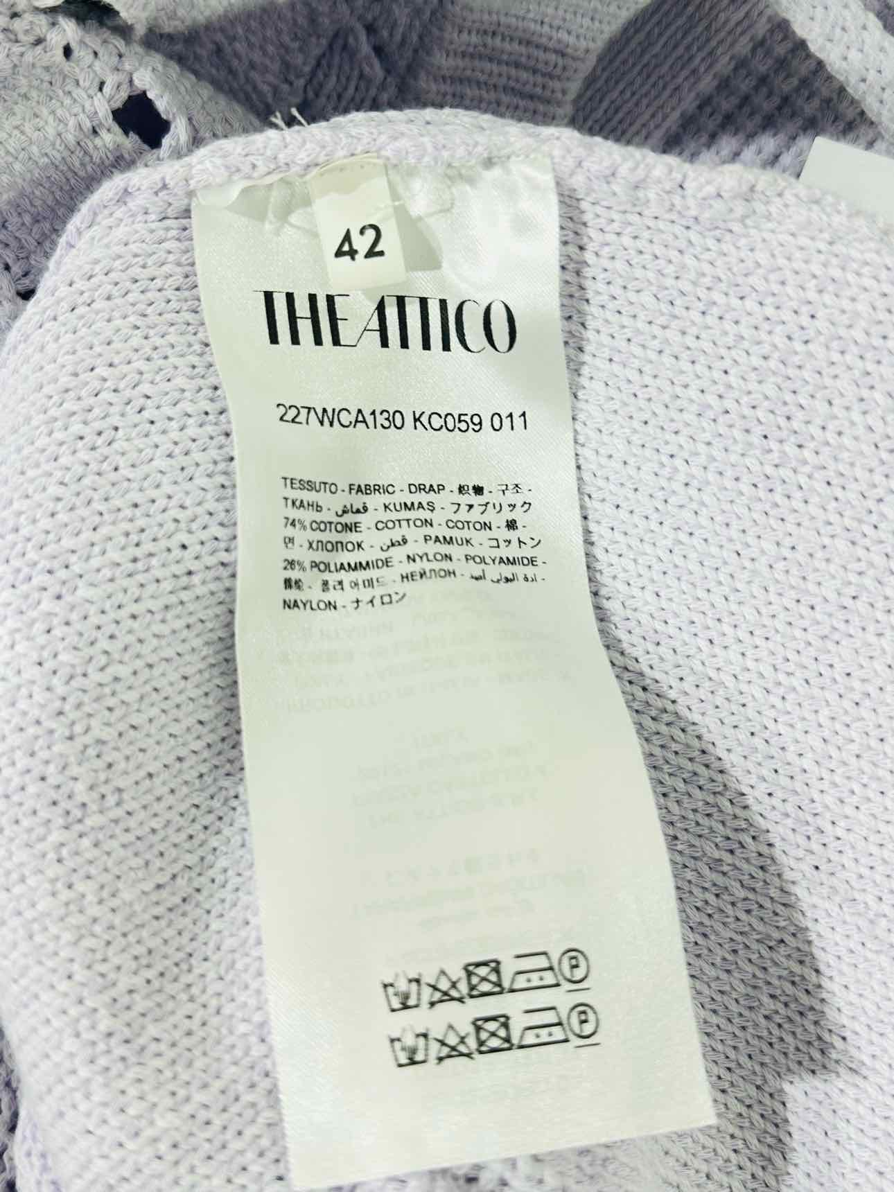 THE ATTICO Lilac Size US 6 Knee Length Dress