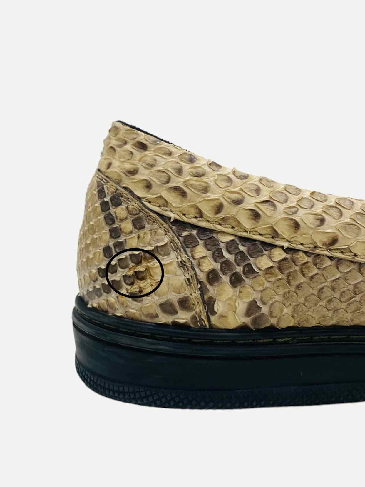 JIMMY CHOO Brooklyn Beige & Brown Size EU 45 Sneakers