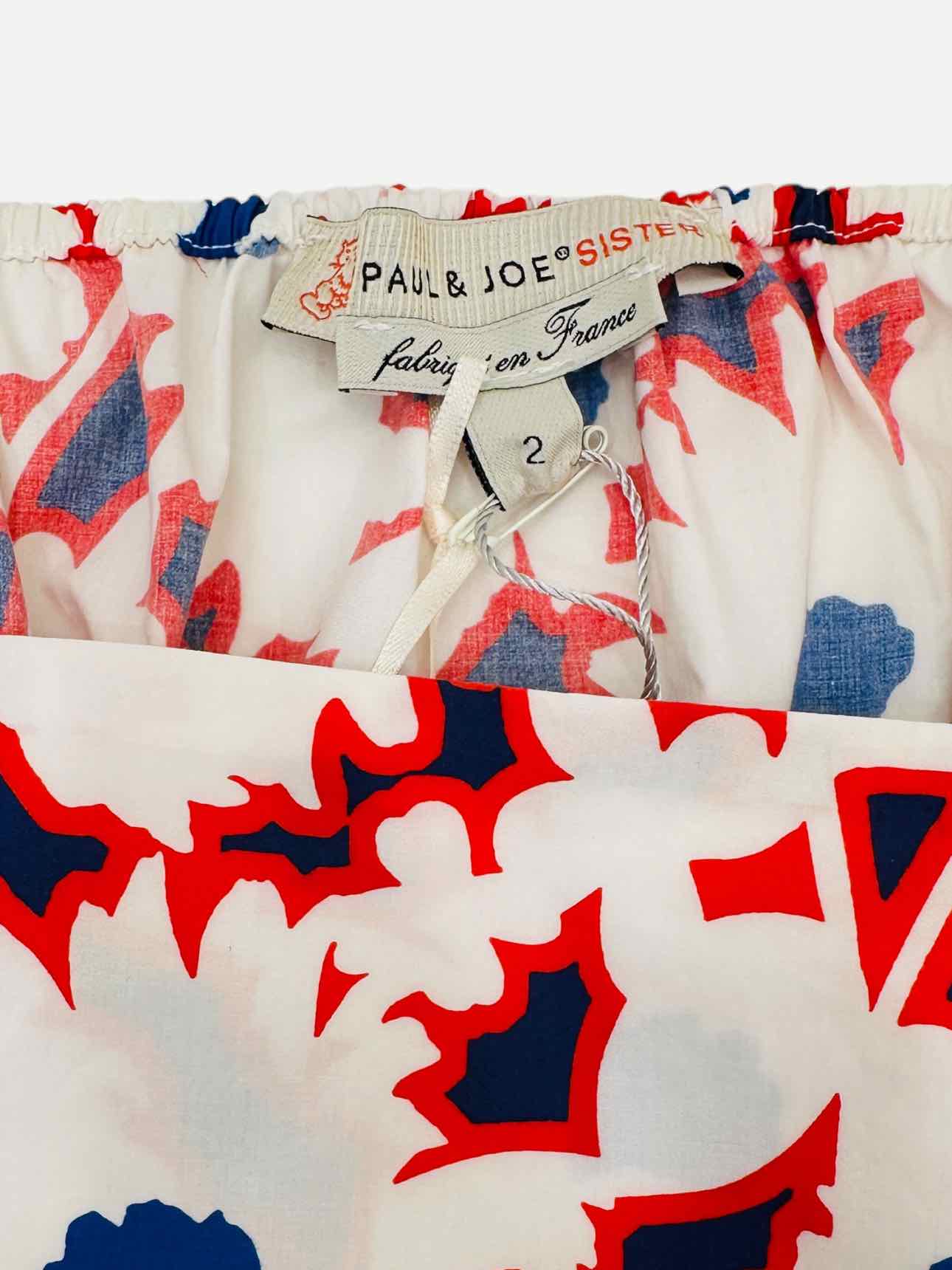 PAUL & JOE SISTER White Multicolor Size Large Top