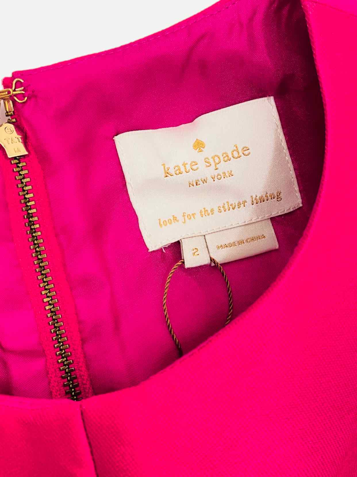 KATE SPADE Hot Pink Size US 2 Short Dress