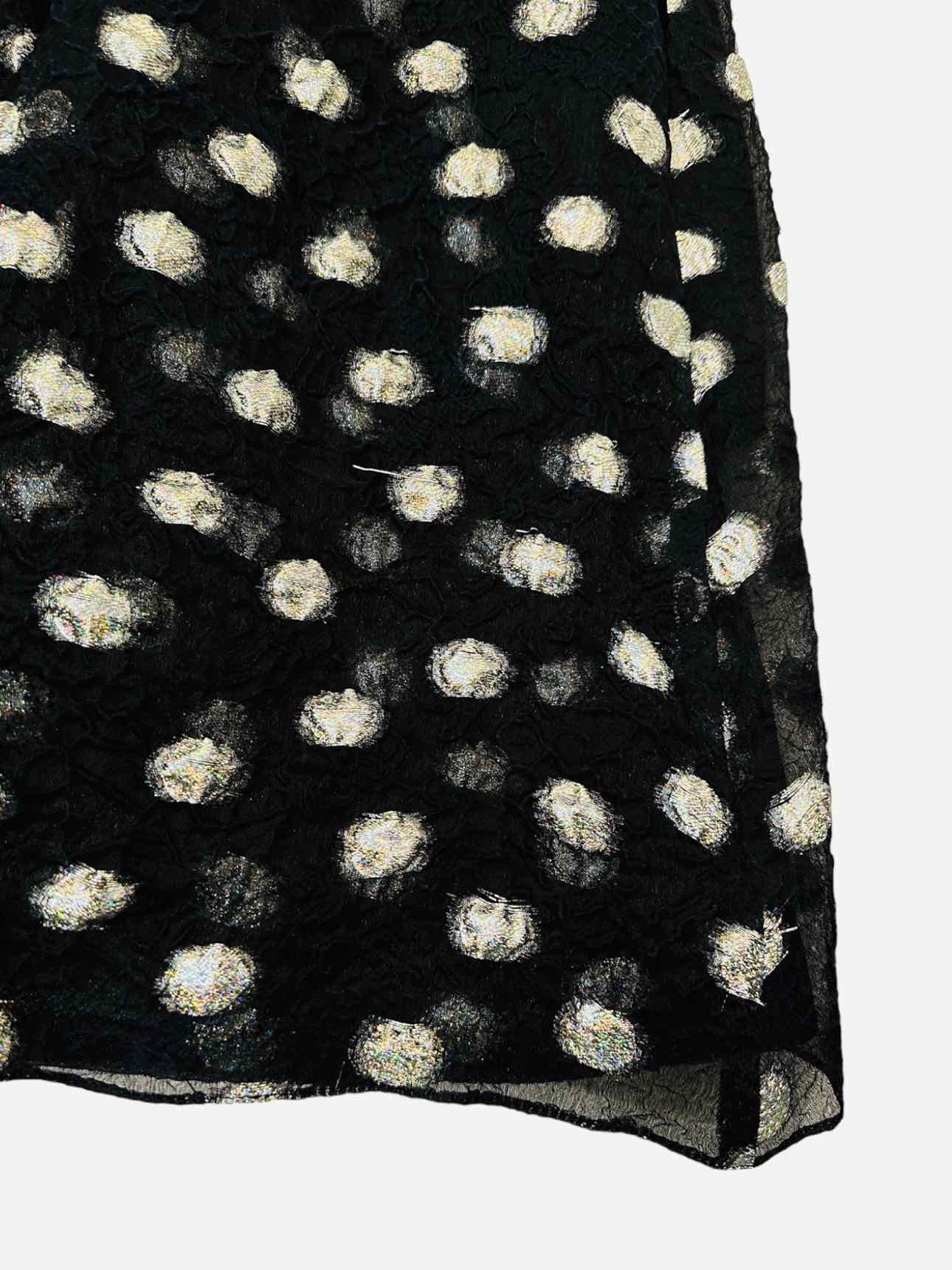 INGIE PARIS Black w/ Silver Size US 8 Knee Length Dress