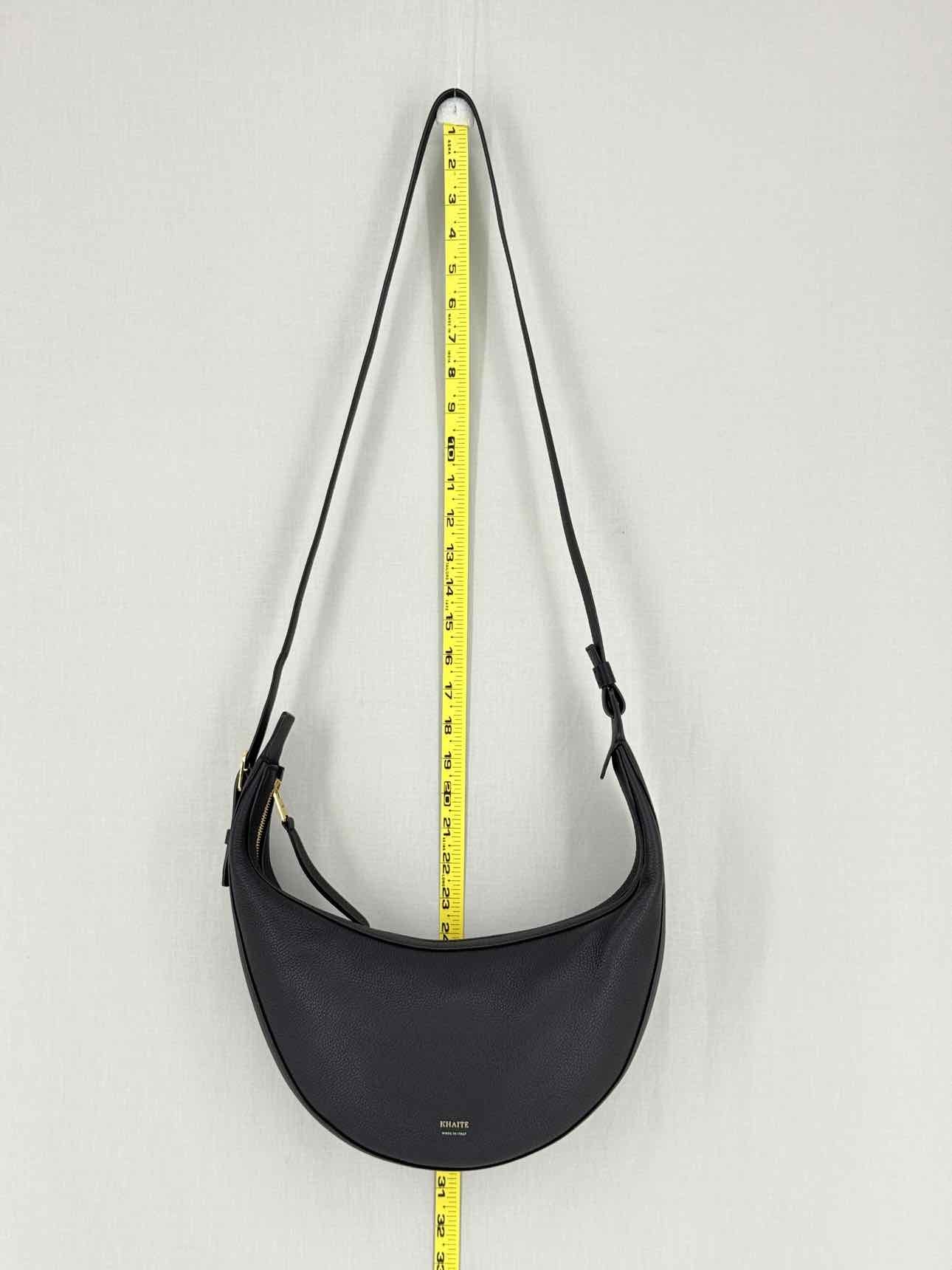 KHAITE Augustina Black Shoulder Bag