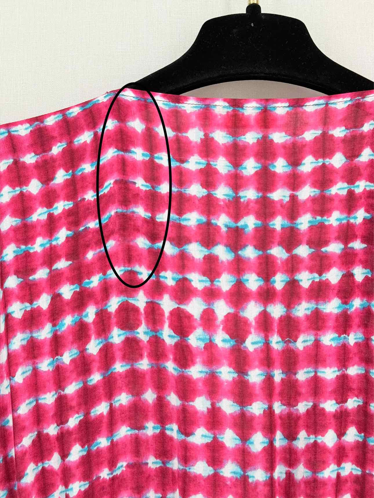 TORY BURCH Magenta & White Size XSmall/Small Long Dress