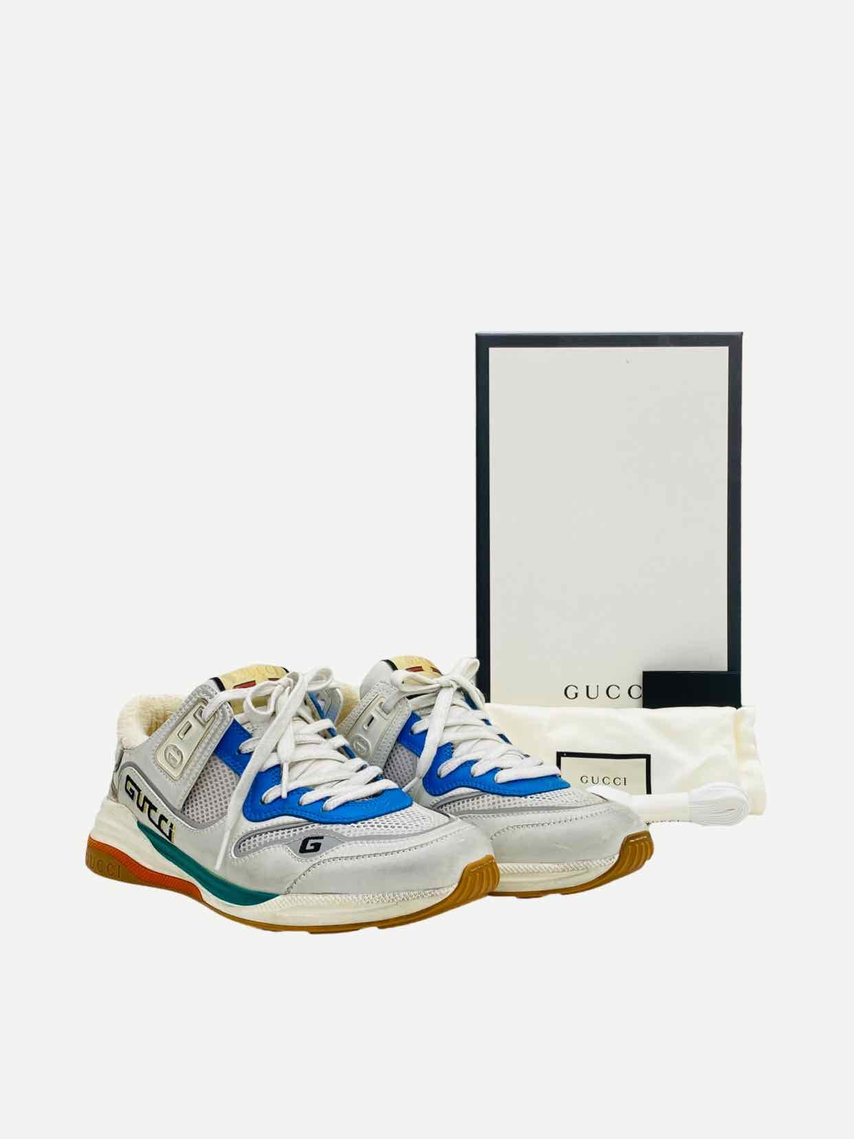 GUCCI Ultrapace White Multicolor Size EU 39 Sneakers