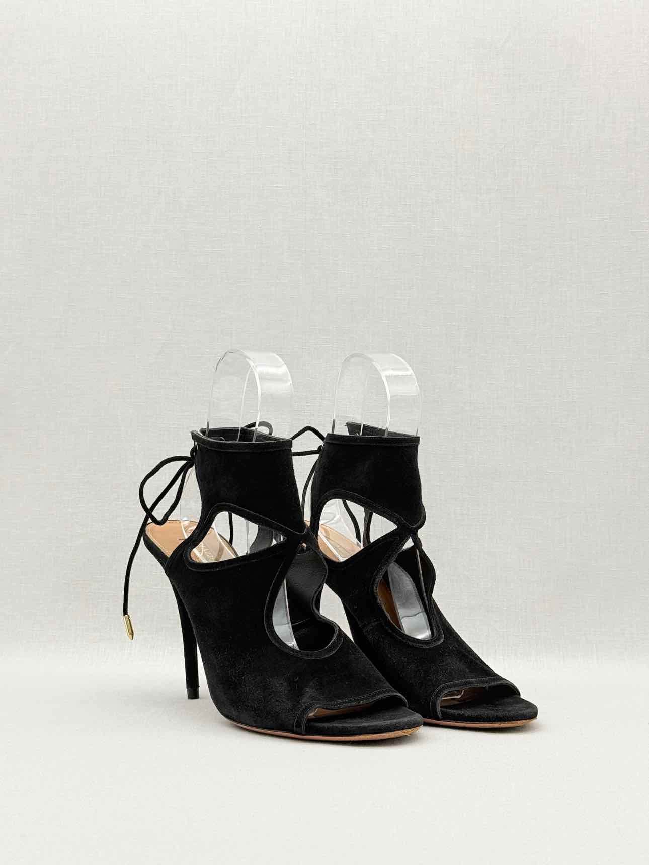 AQUAZZURA Sexy Thing Black Size EU 42 Heeled Sandals