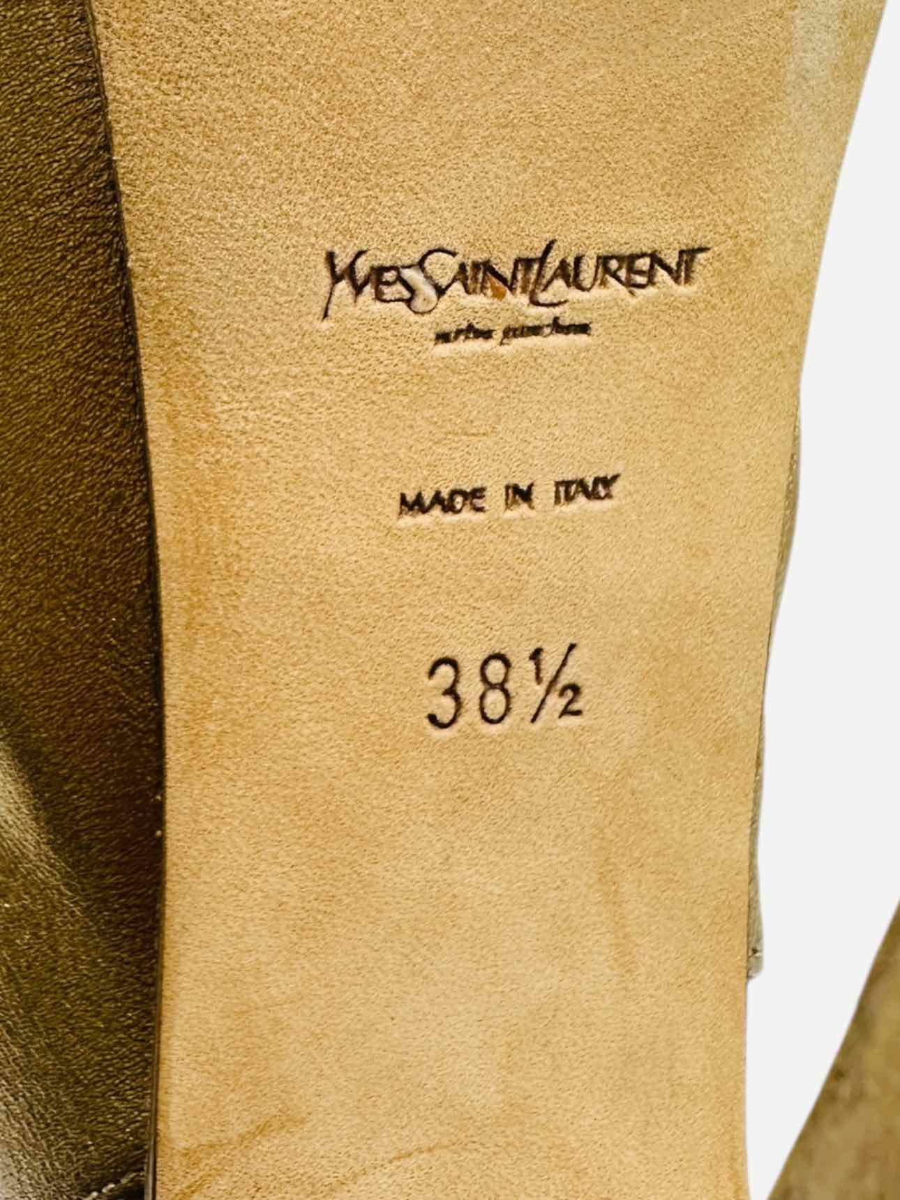 YVES SAINT LAURENT Size EU 38.5 Slingbacks