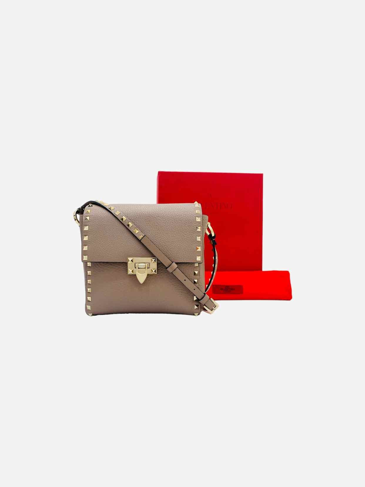 VALENTINO GARAVANI Rockstud Beige Crossbody