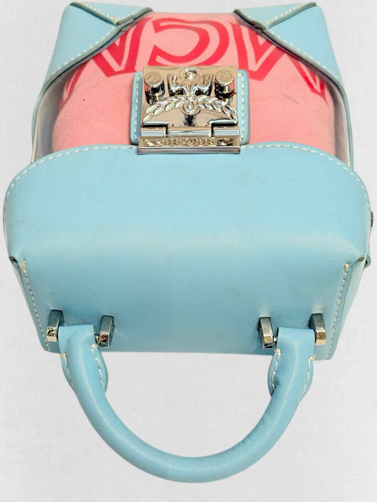 MCM Berlin Blue & Pink Crossbody