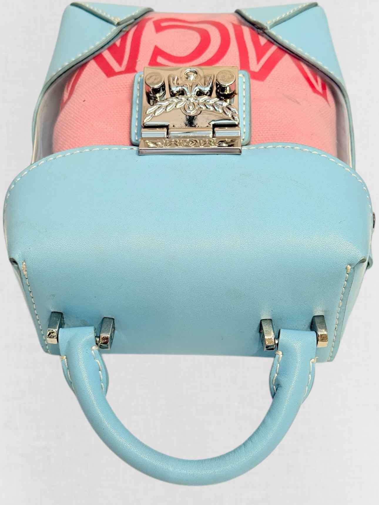 MCM Berlin Blue & Pink Crossbody
