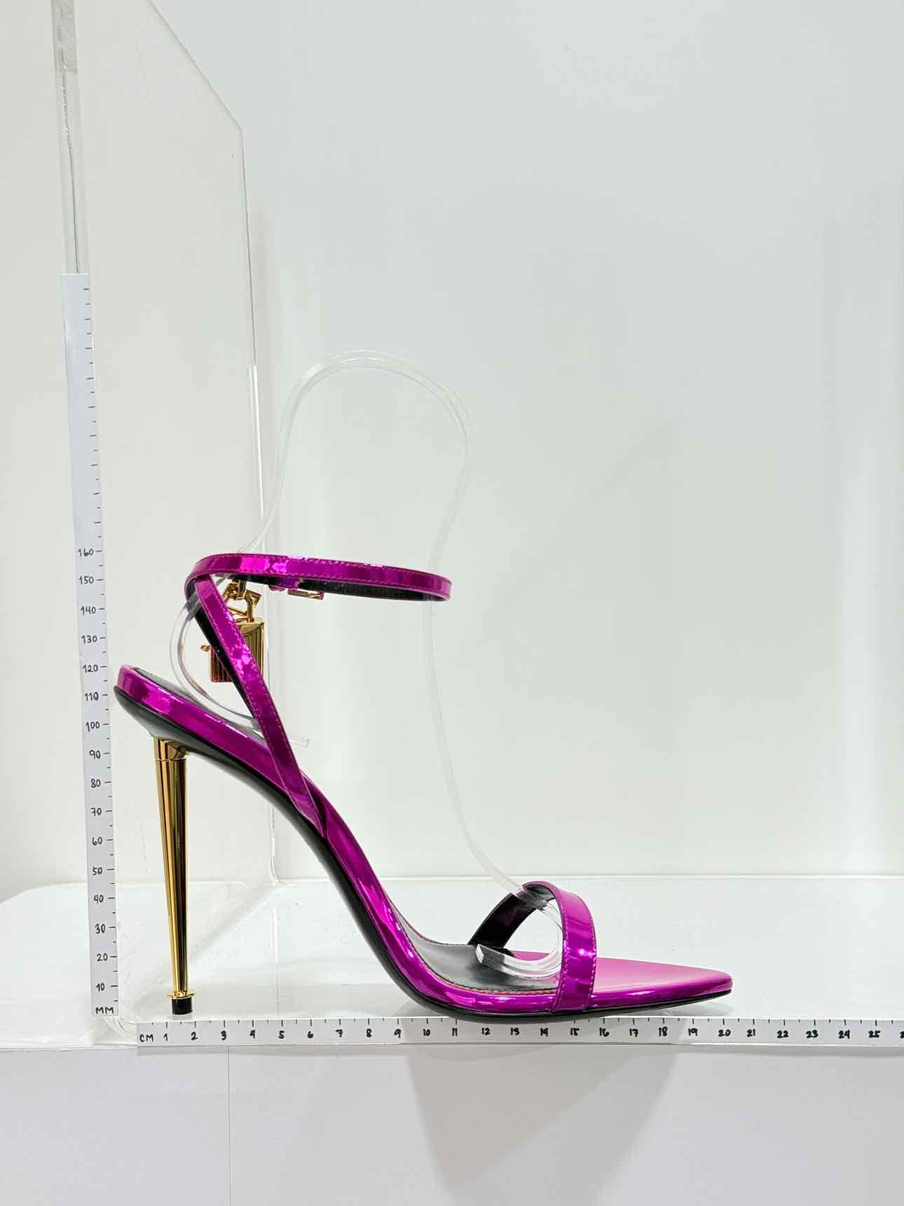 TOM FORD Naked Purple Size EU 38.5 Heeled Sandals
