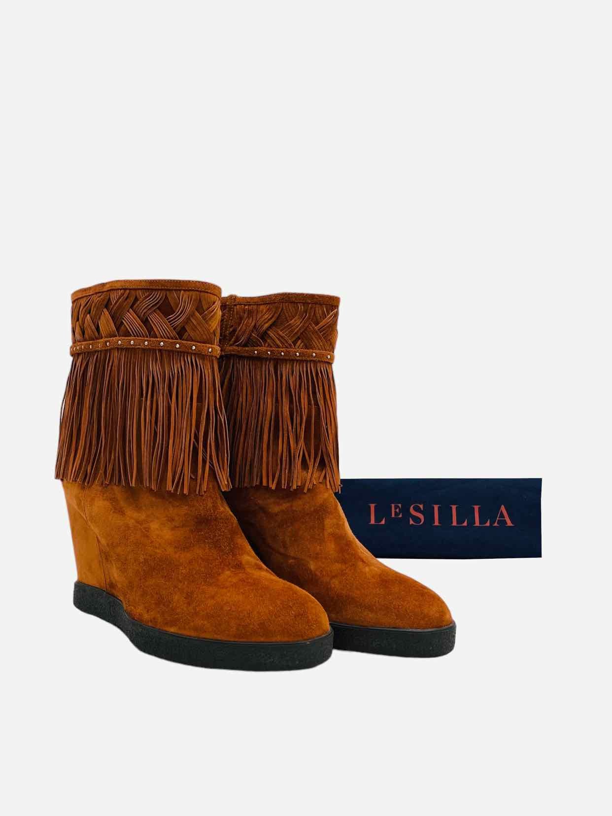 LE SILLA Brown Size EU 40 Ankle Boots