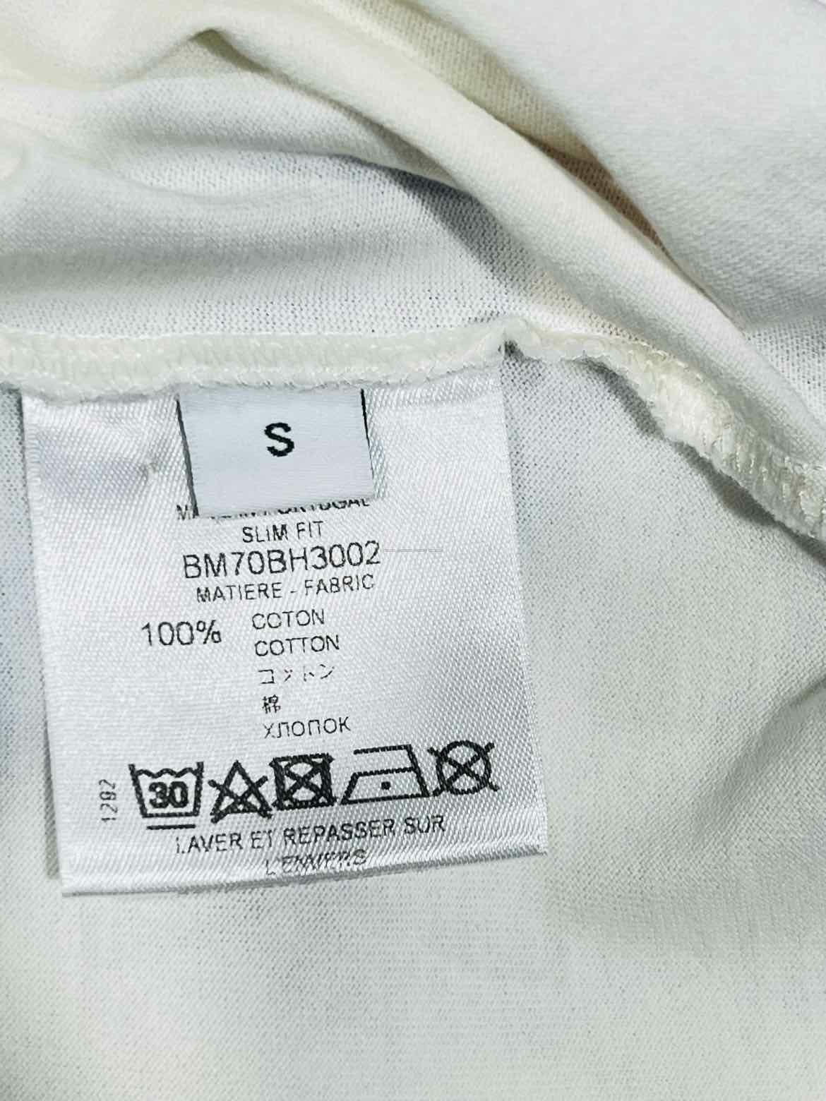 GIVENCHY White Multicolor Logo Size Small T-shirt