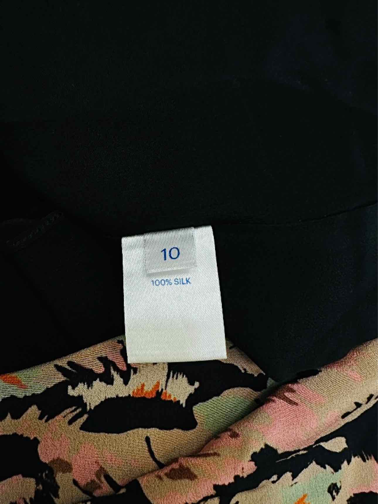 RAEY Panelled Black Multicolor Size US 6 Midi Dress