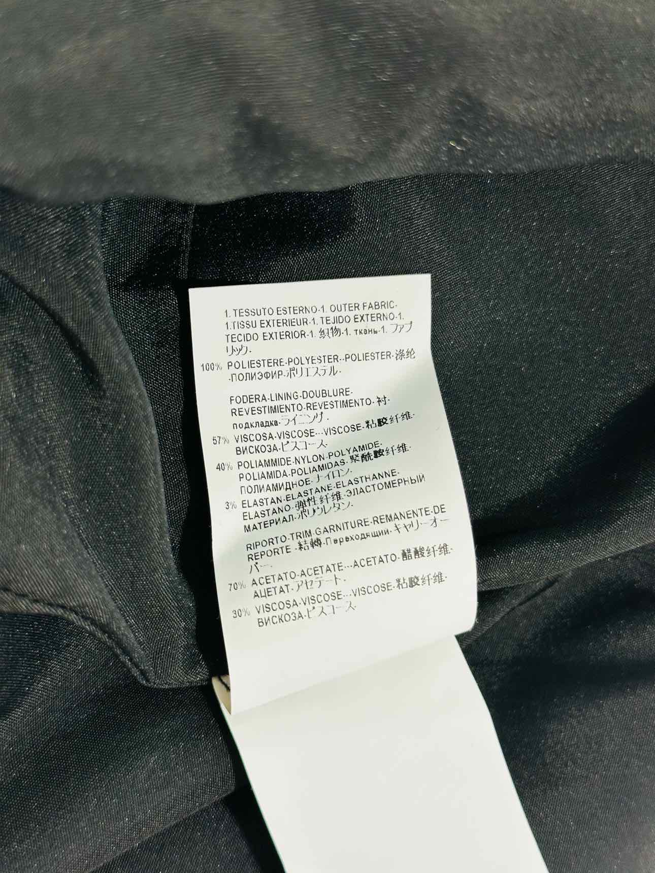 VERSUS VERSACE Zip Detail Leopard Size US 8 Short Dress