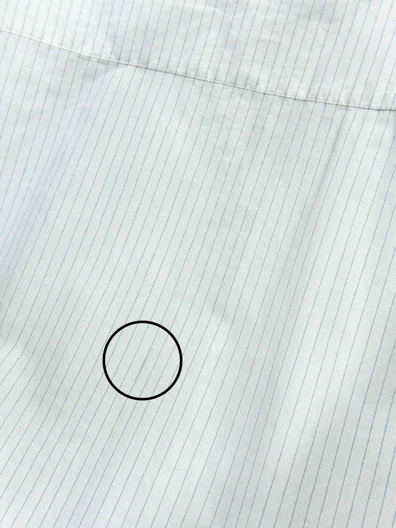 DRIES VAN NOTEN White Striped Size US 12 Shirt