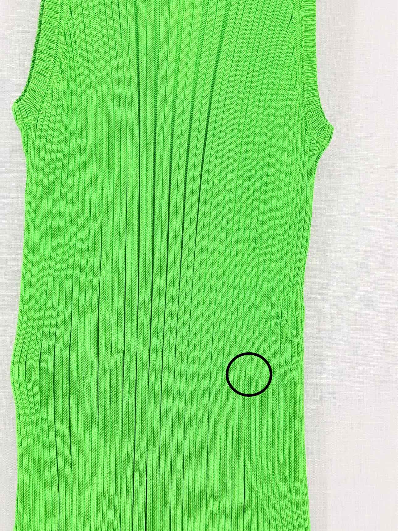 PETAR PETROV Green Ribbed Size US 8 Tank Top