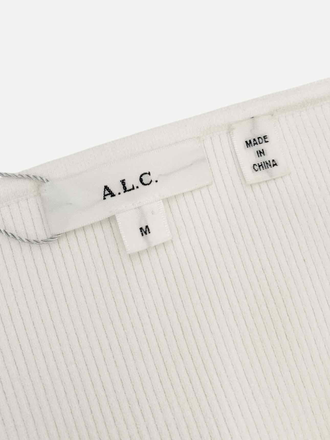 A.L.C. Cropped White Size Medium Camisole