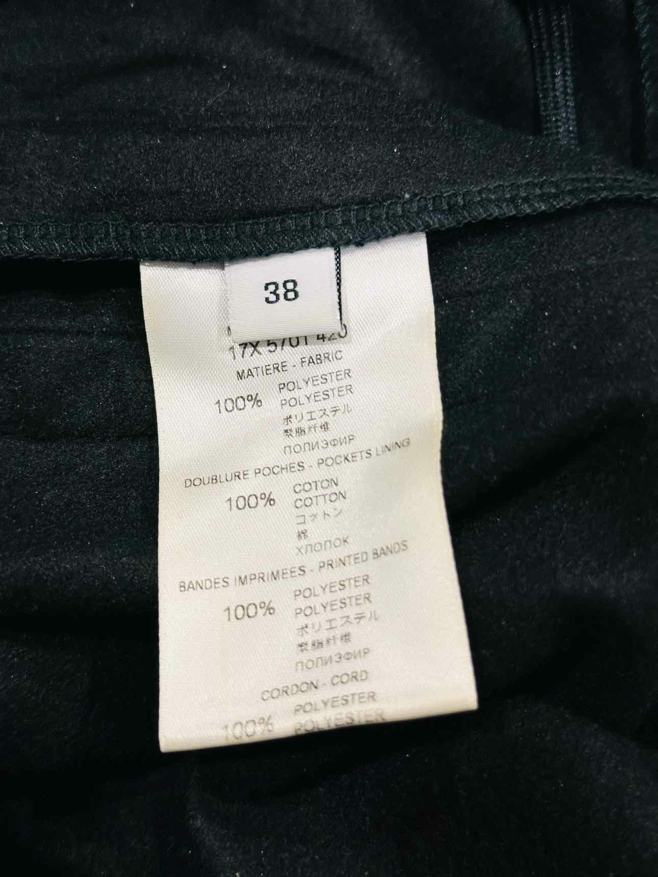GIVENCHY Jogger Black Logo Size US 6 Pants