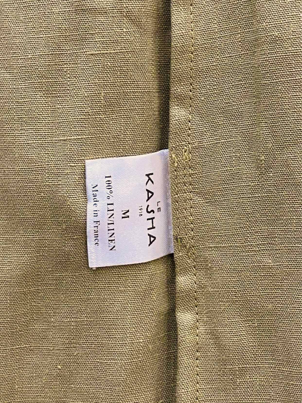 LE KASHA Khaki Size Medium Top & Pants Outfit