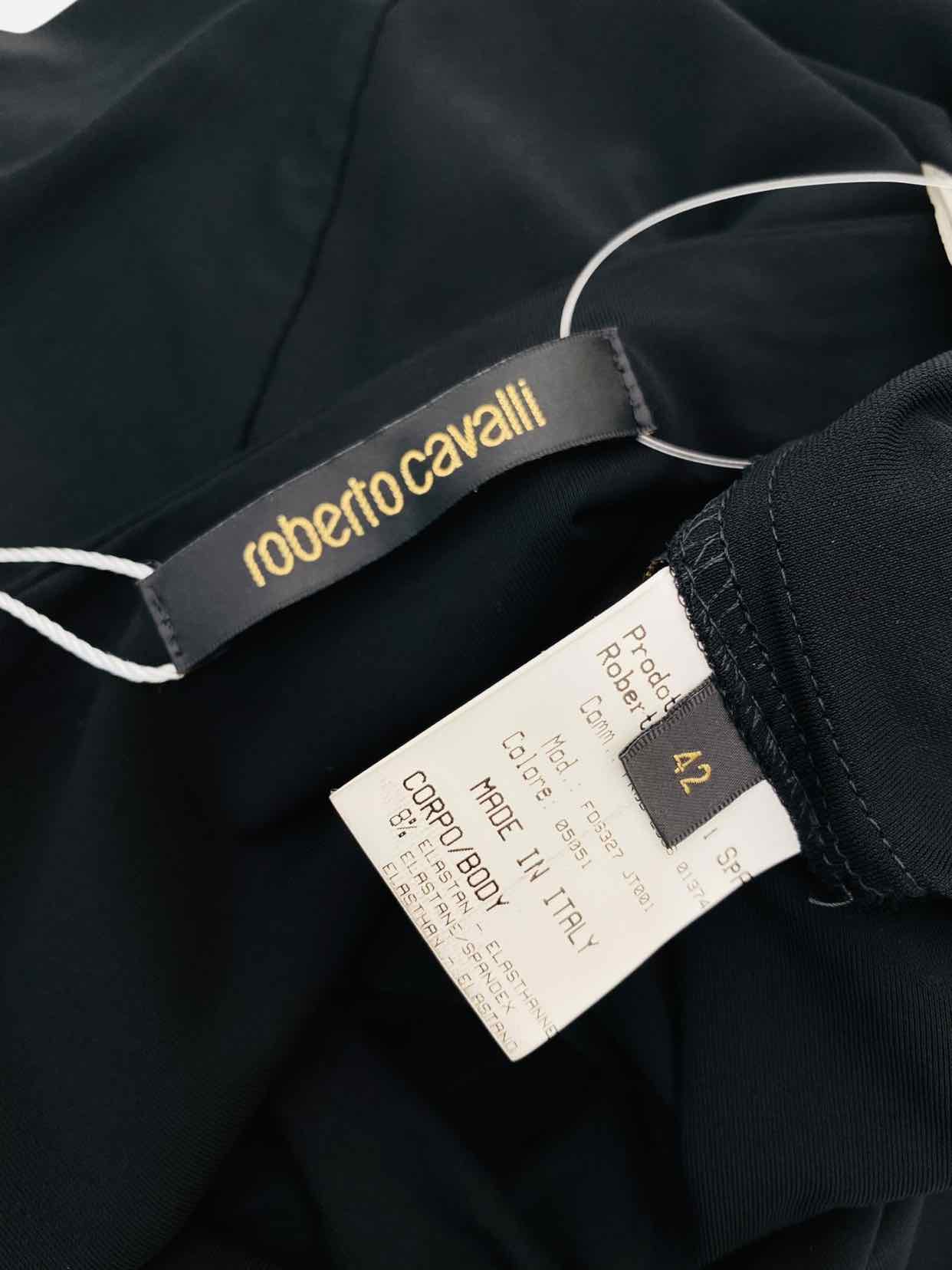 ROBERTO CAVALLI Black Size US 6 Knee Length Skirt