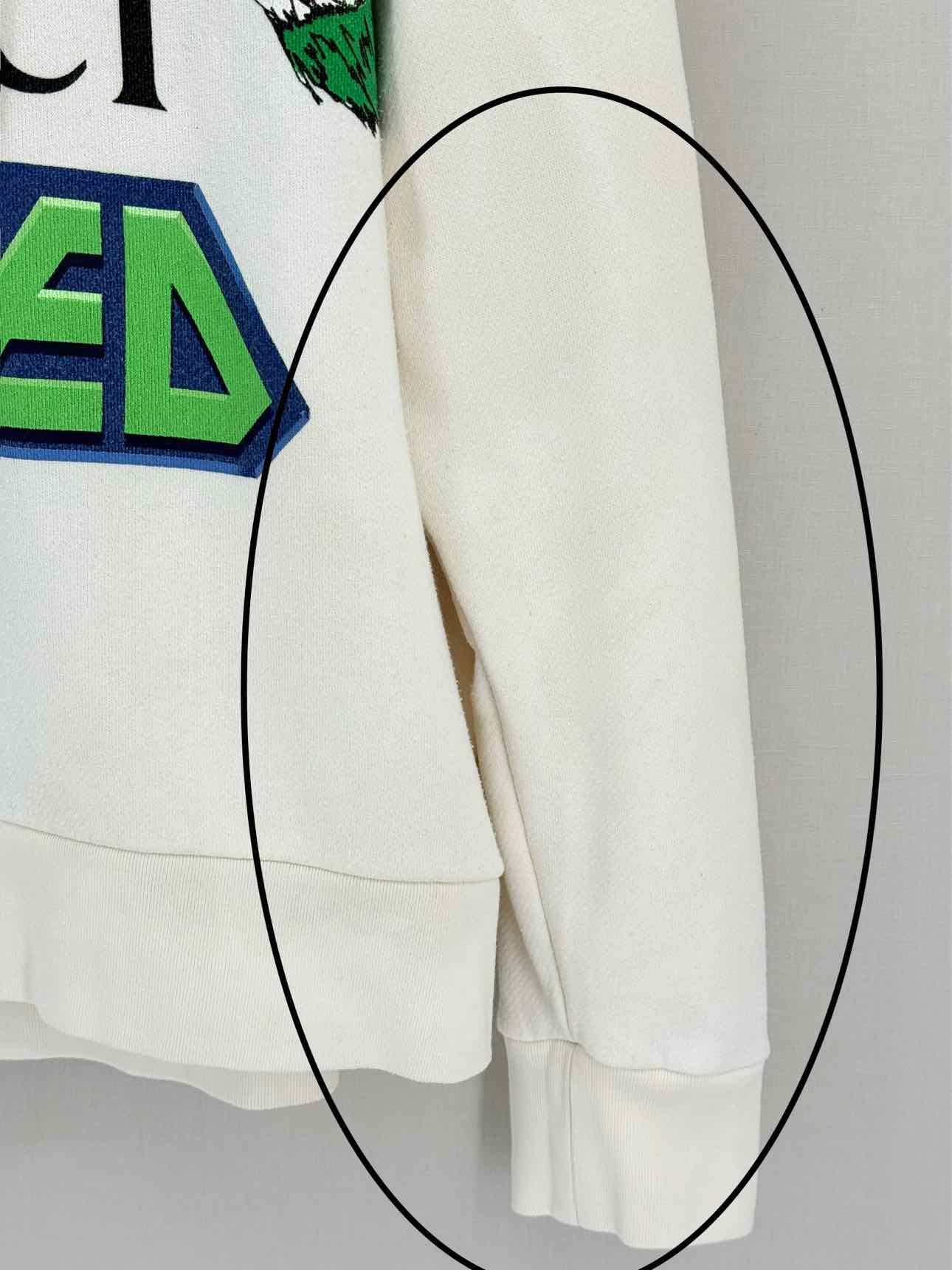 GUCCI Off-white Multicolor Size Large Hoodie