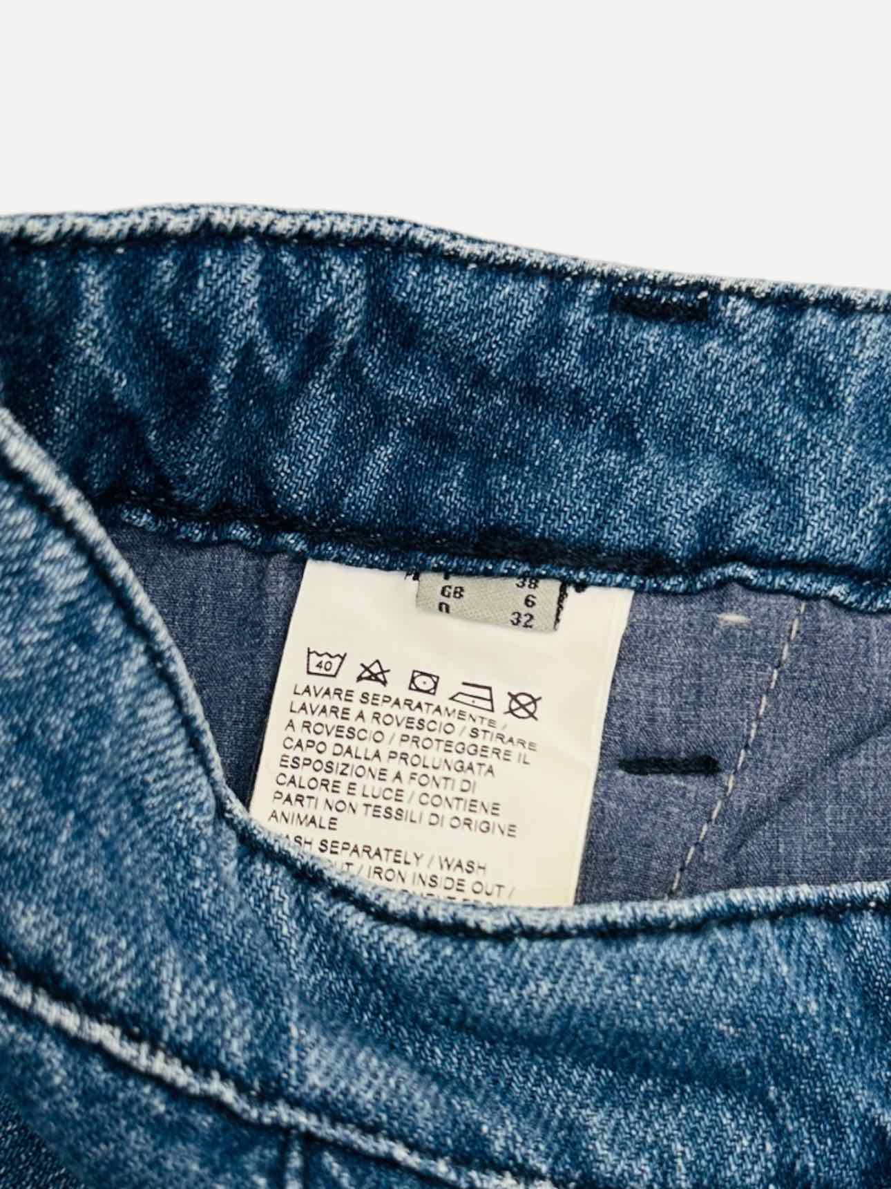 Pre - loved PINKO Denim Blue Shorts at Reems Closet