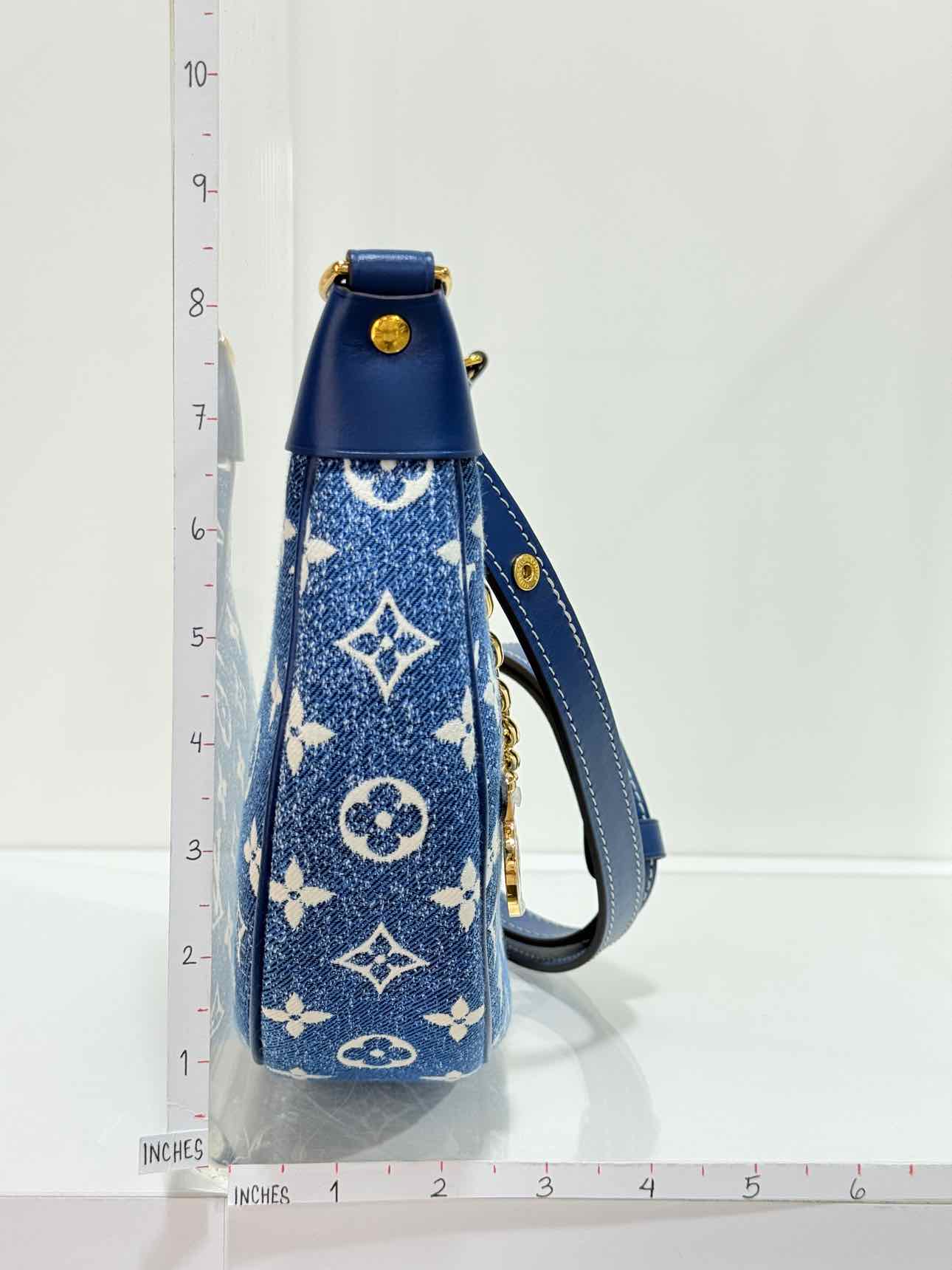 LOUIS VUITTON Loop Blue Monogram Shoulder Bag