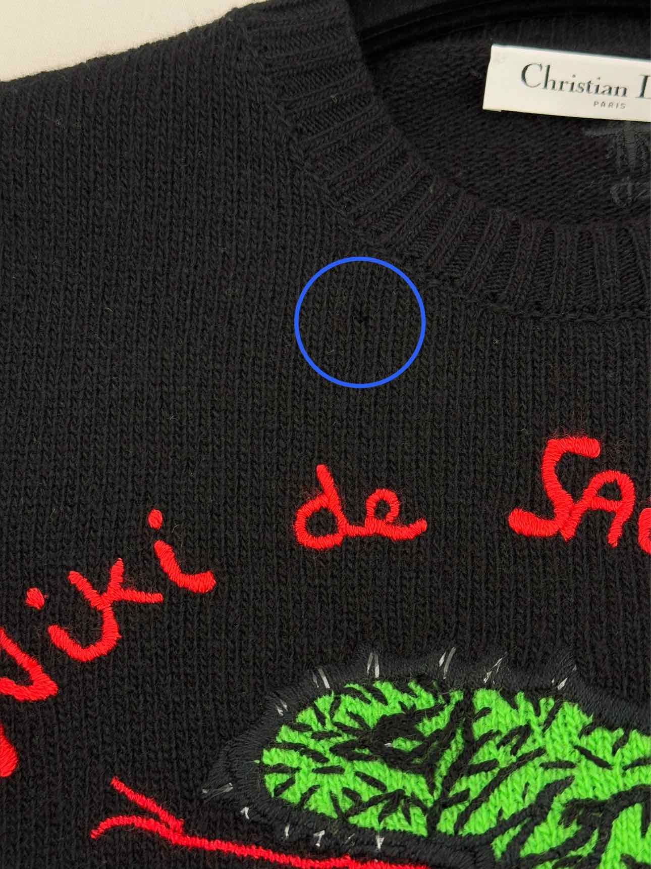 CHRISTIAN DIOR Dragon Black Size US 2 Sweater